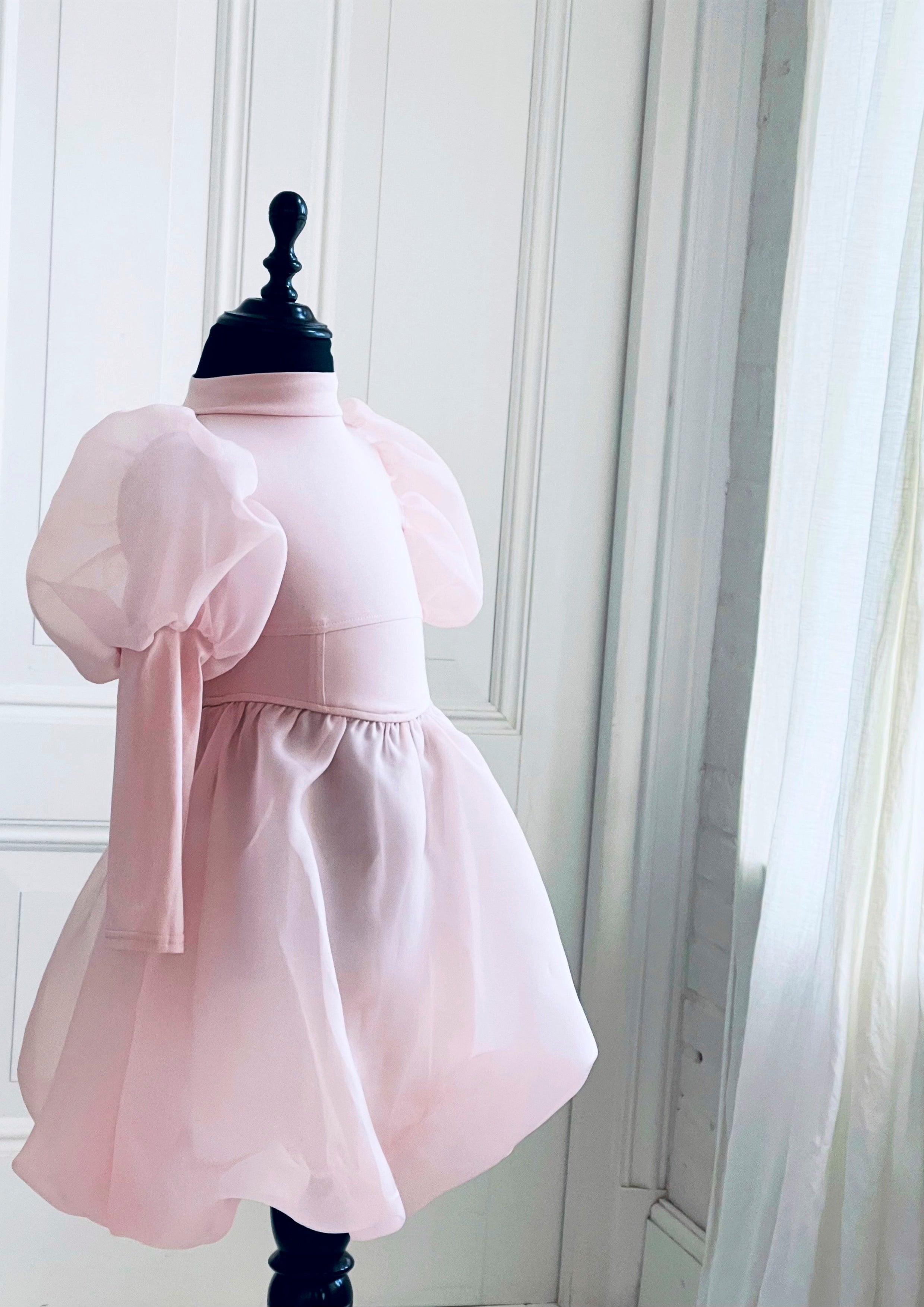 VESTIDO DE TUTU DE LEOTARD DE TERCIOPELO CON ESTRELLAS Y LUNA ⭐️ 🌙 TUL rosa ballet DOLLY®