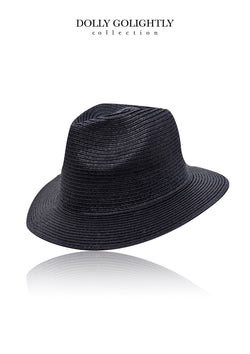 SOMBRERO DOLLY GOLIGHTLY FEDORA negro o blanco