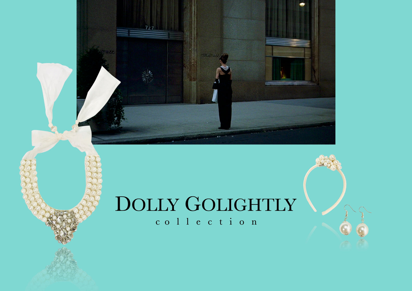 [ OUTLET ] DOLLY GOLIGHTLY Desayuno @ Tiffany's PENDIENTES DE PERLAS