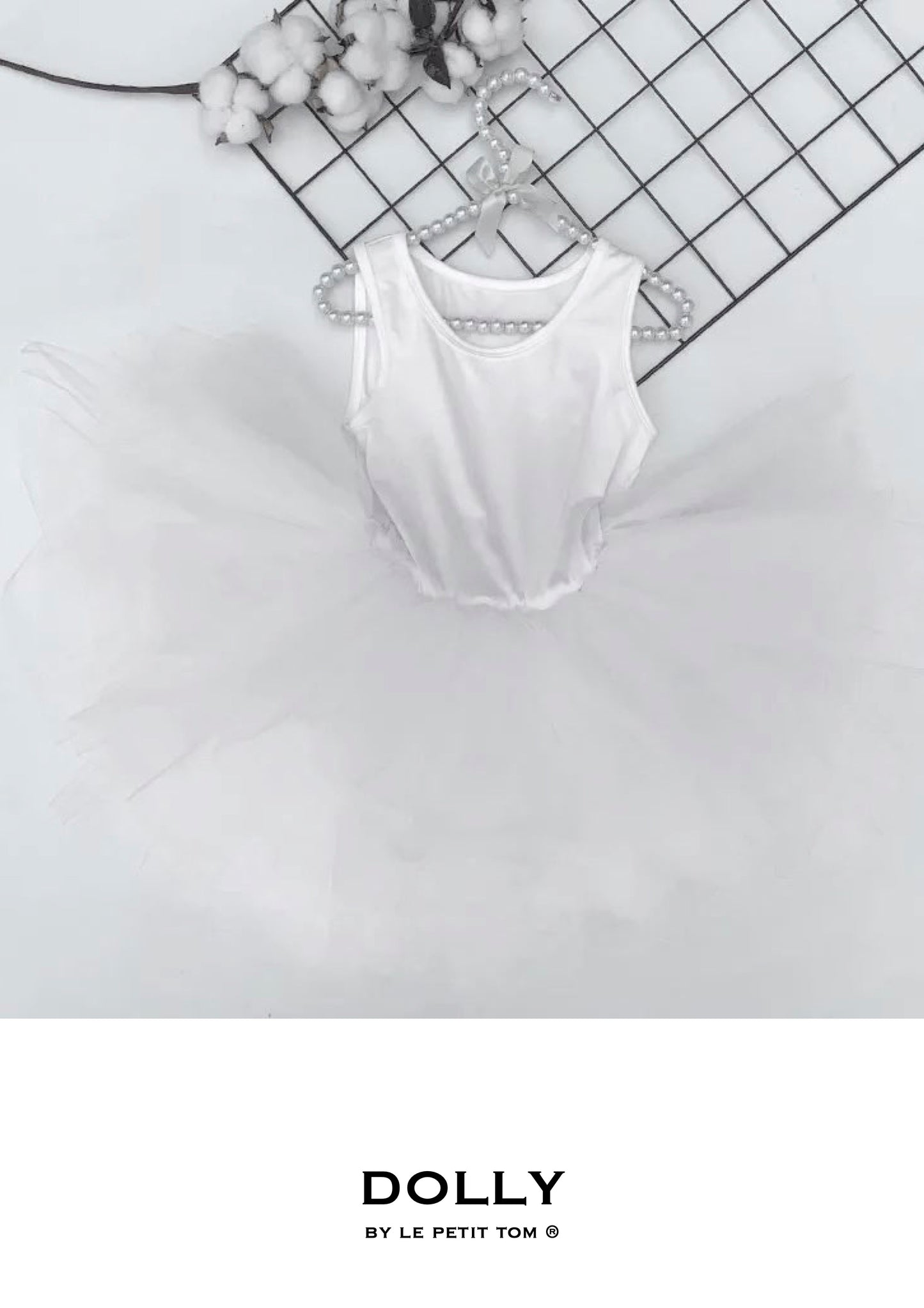 DOLLY by Le Petit Tom ® TIMELESS TUTU DRESS white