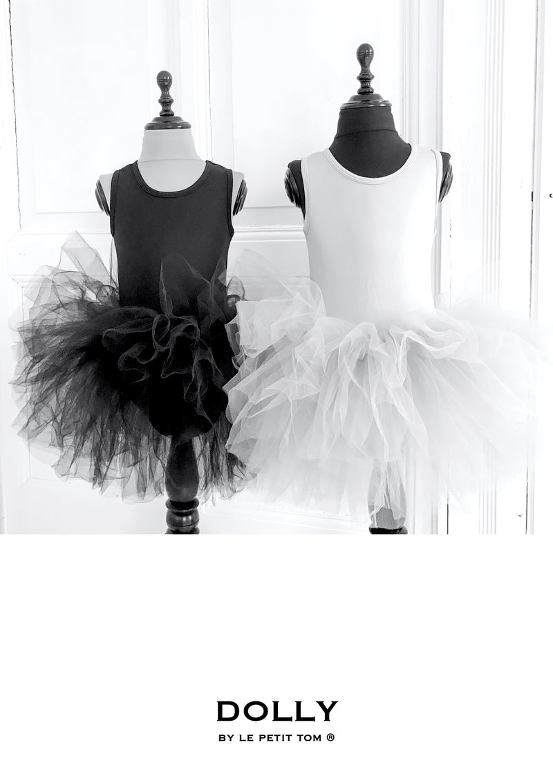 VESTIDO TIMELESS TUTU blanco DOLLY by Le Petit Tom ®
