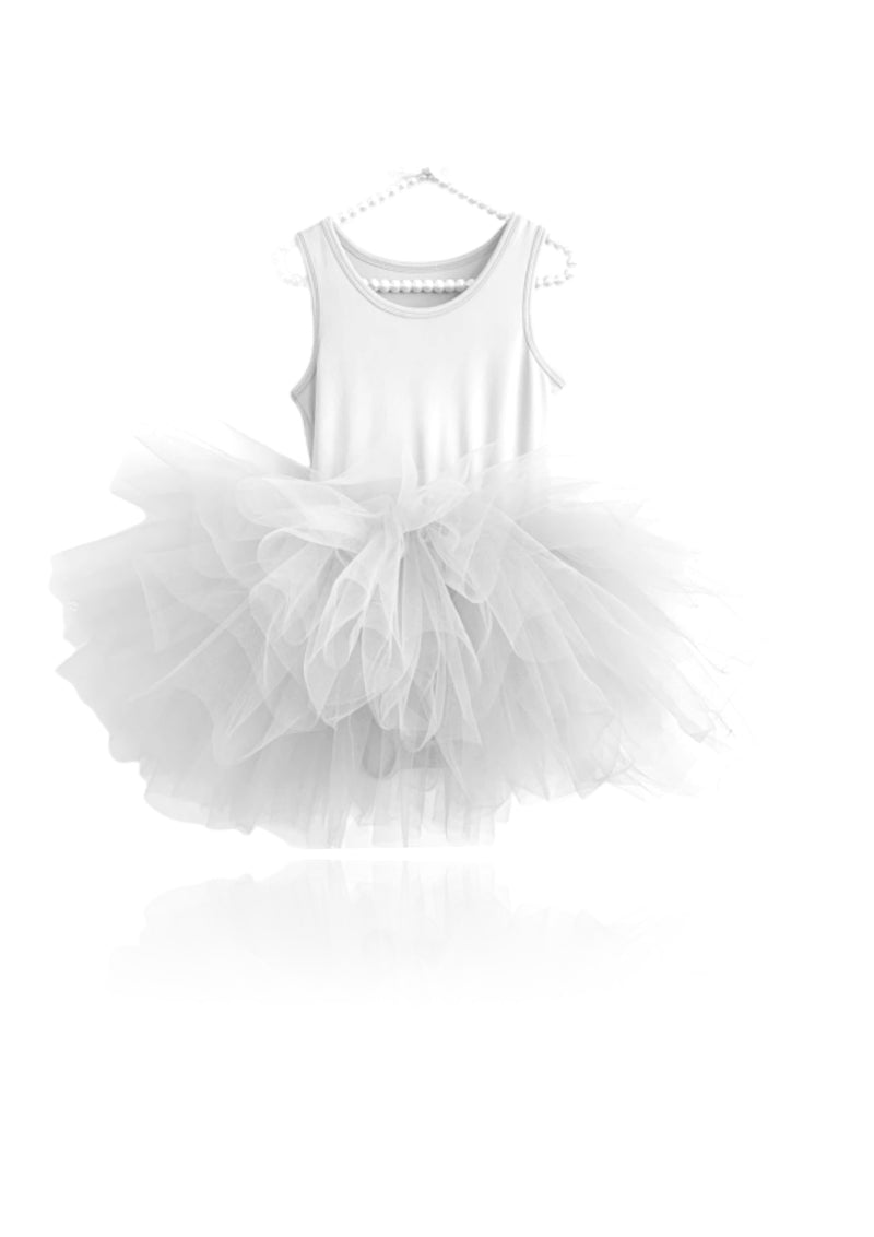 VESTIDO TIMELESS TUTU blanco DOLLY by Le Petit Tom ®