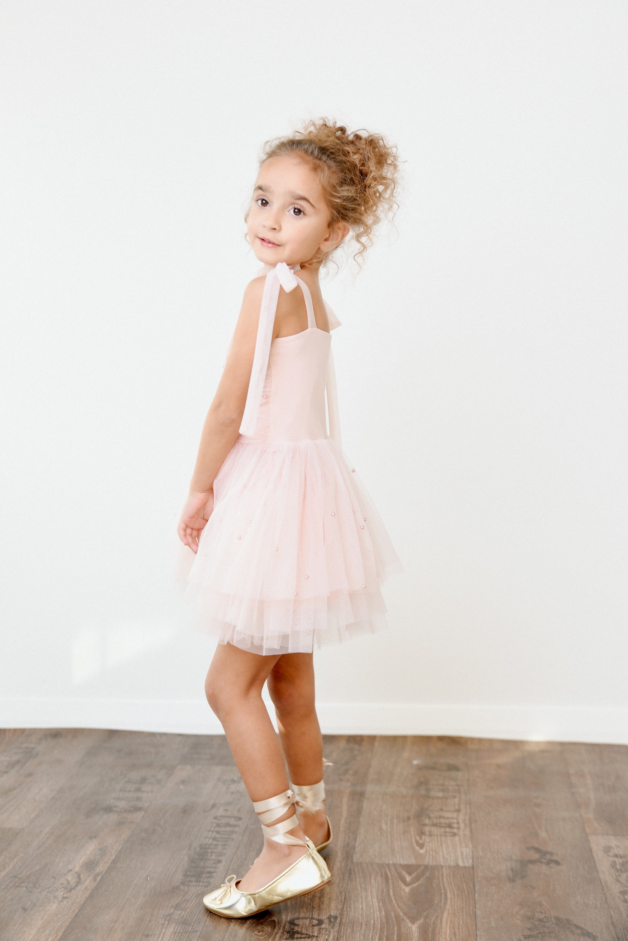 DOLLY® STARS &amp; MOON ⭐️ 🌙 VESTIDO DE HADA DE TUL rosa ballet