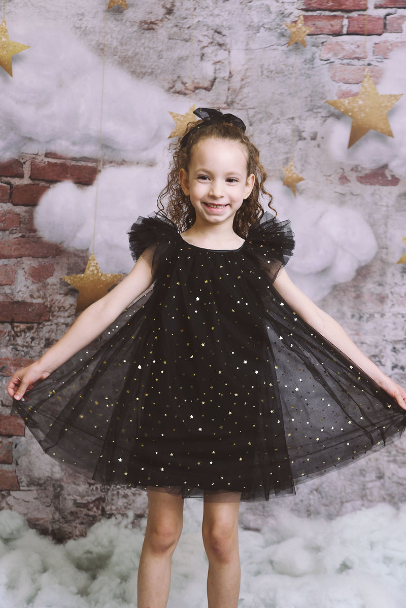DOLLY® STARS & MOON ⭐️ 🌙 TULLE FAIRY DRESS black