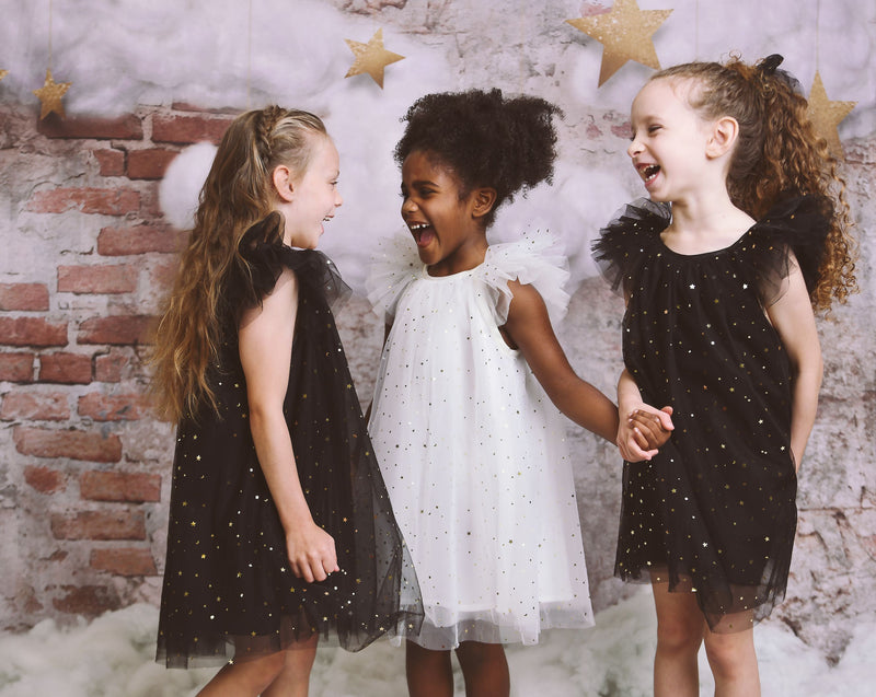 DOLLY® STARS &amp; MOON ⭐️ 🌙 VESTIDO DE HADA DE TUL blanco