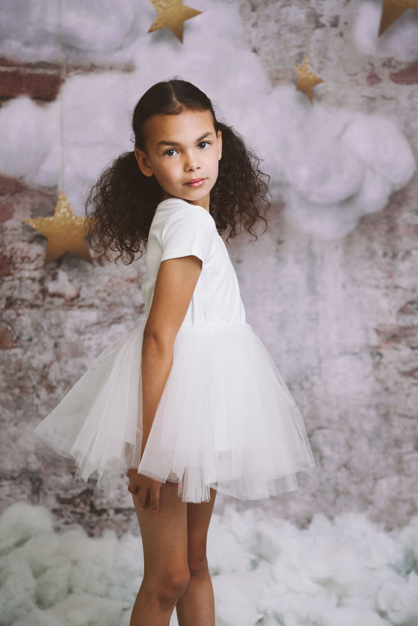 DOLLY® STARS &amp; MOON ⭐️ 🌙 VESTIDO DE HADA DE TUL rosa ballet