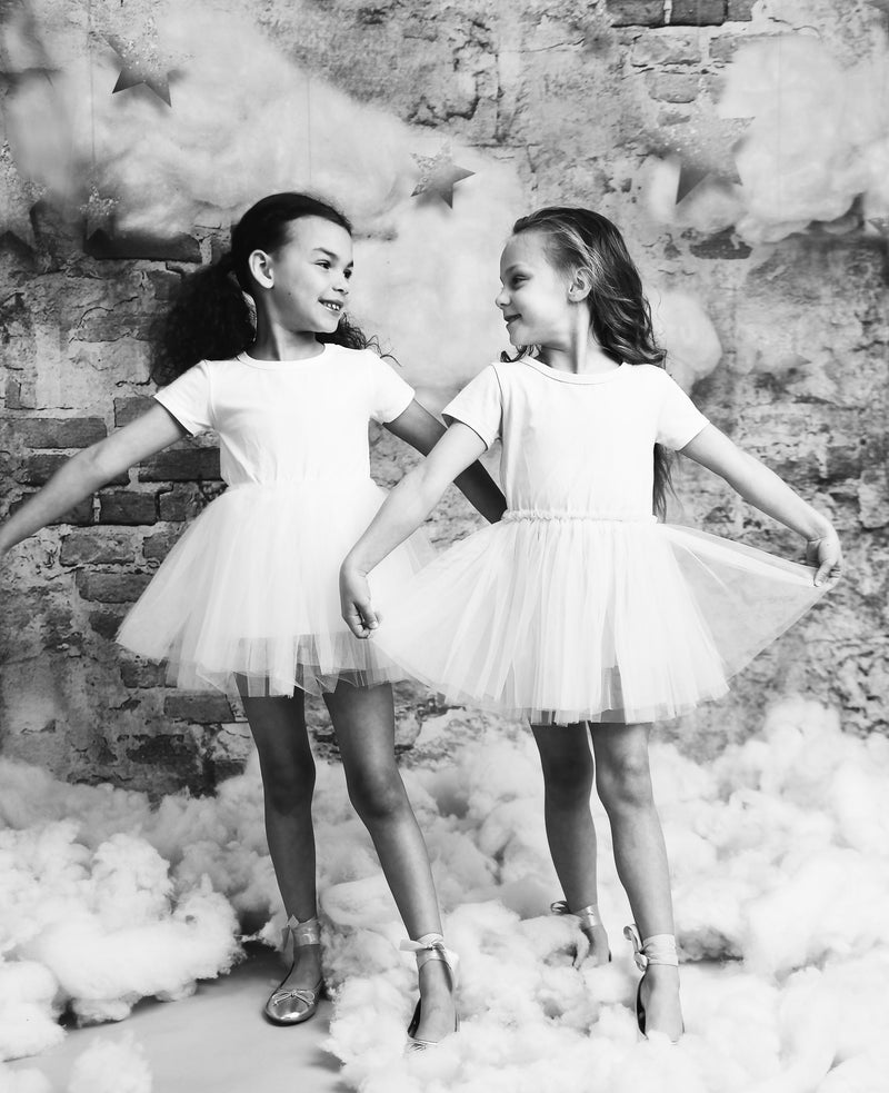 DOLLY® STARS &amp; MOON ⭐️ 🌙 VESTIDO DE HADA DE TUL rosa ballet