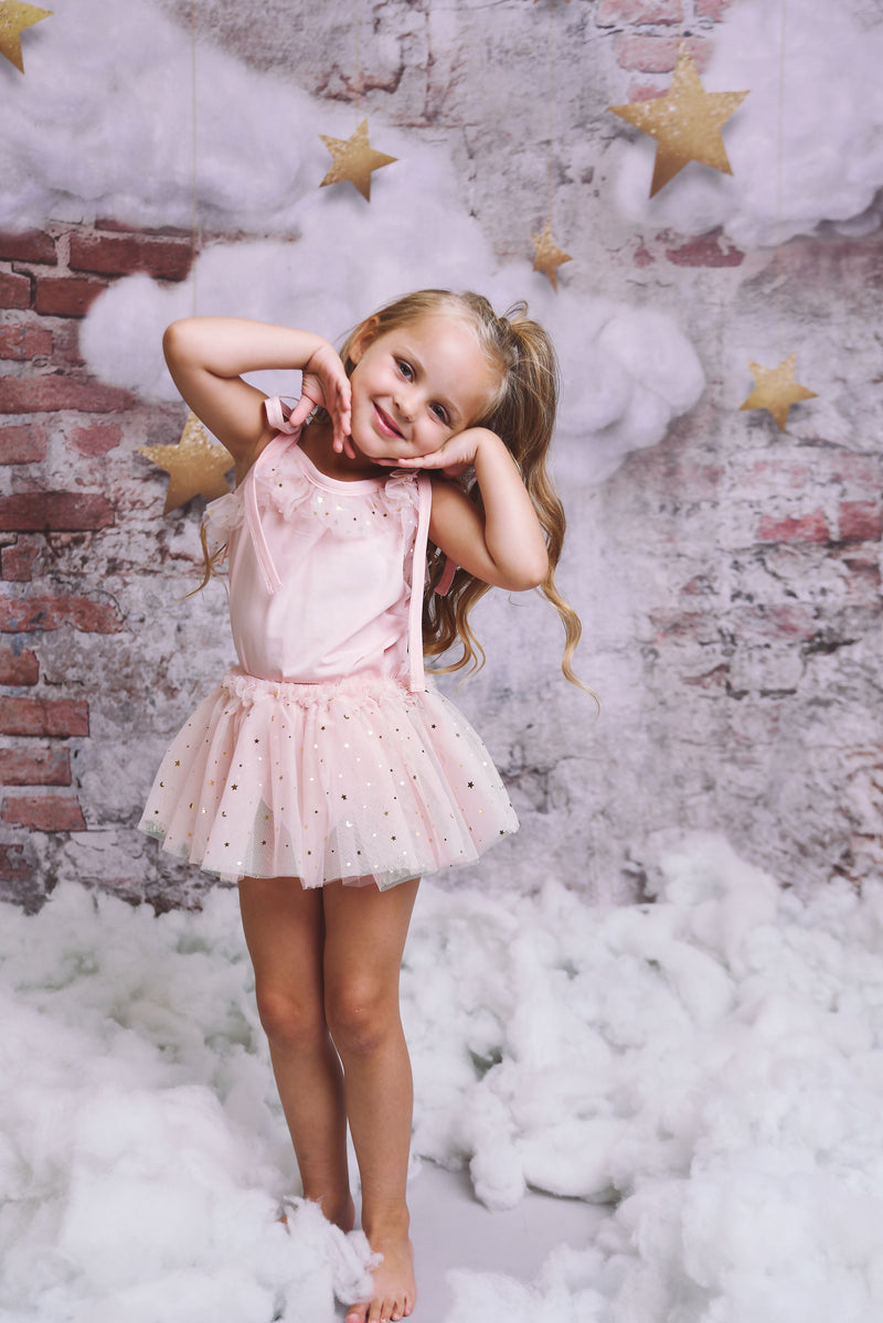 DOLLY® STARS & MOON ⭐️ 🌙 TULLE TUTU BLOOMER ballet pink