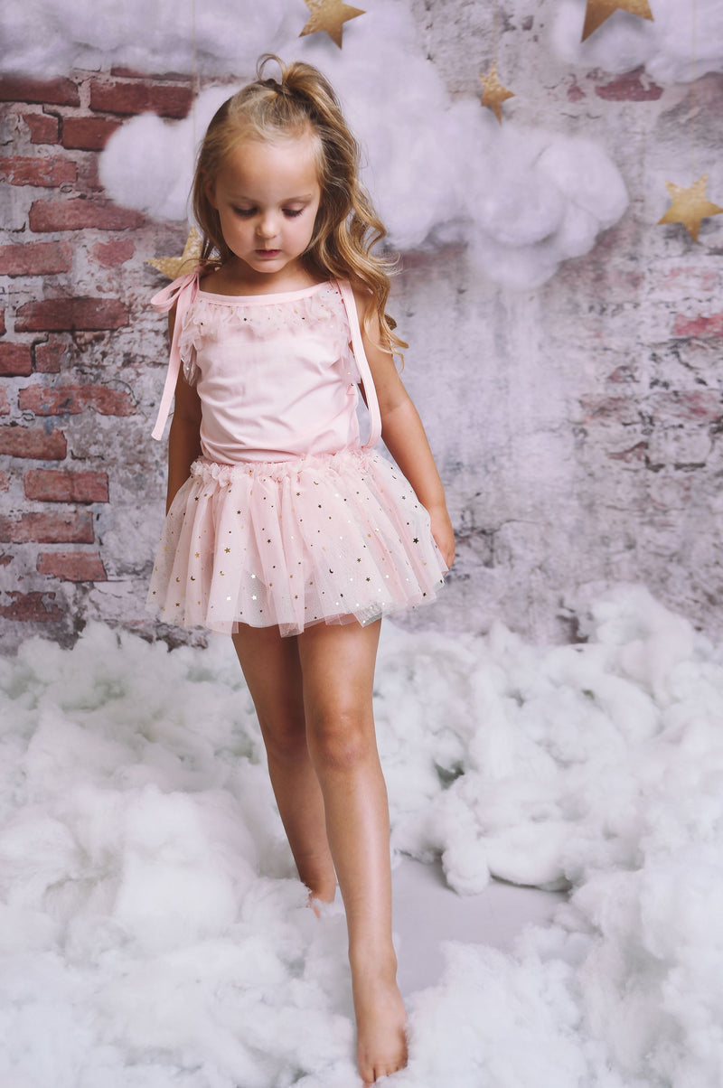DOLLY® STARS & MOON ⭐️ 🌙 TULLE TUTU BLOOMER ballet pink