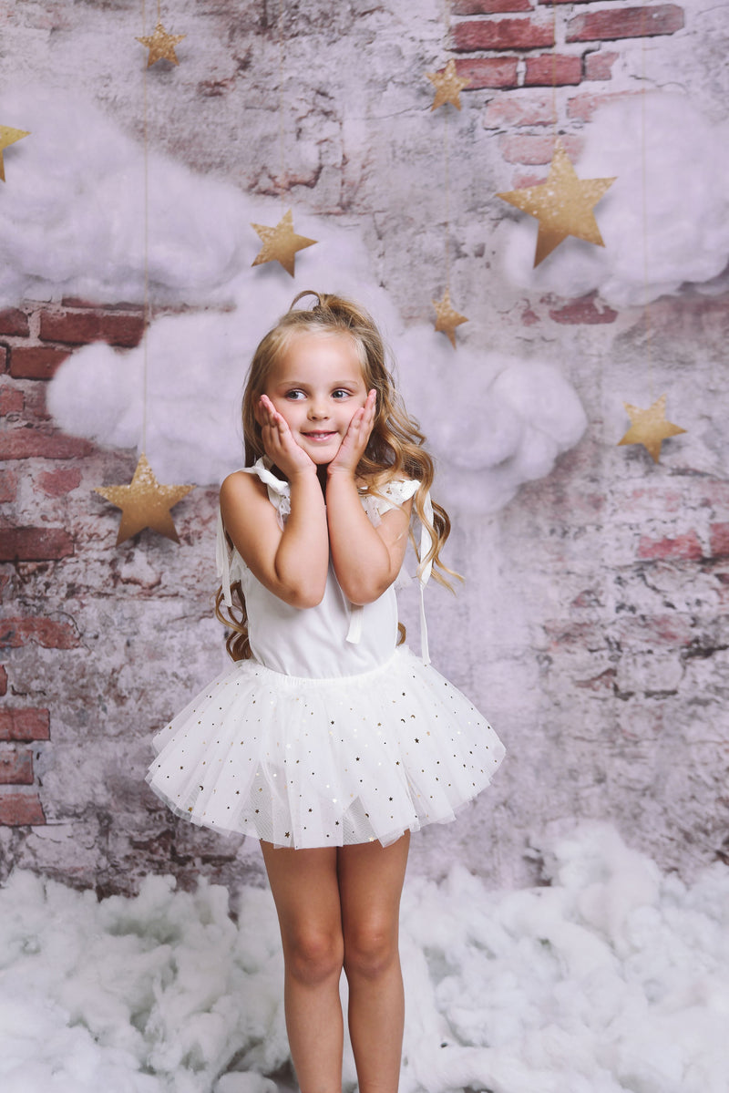DOLLY® STARS & MOON ⭐️ 🌙 TULLE TUTU BLOOMER white