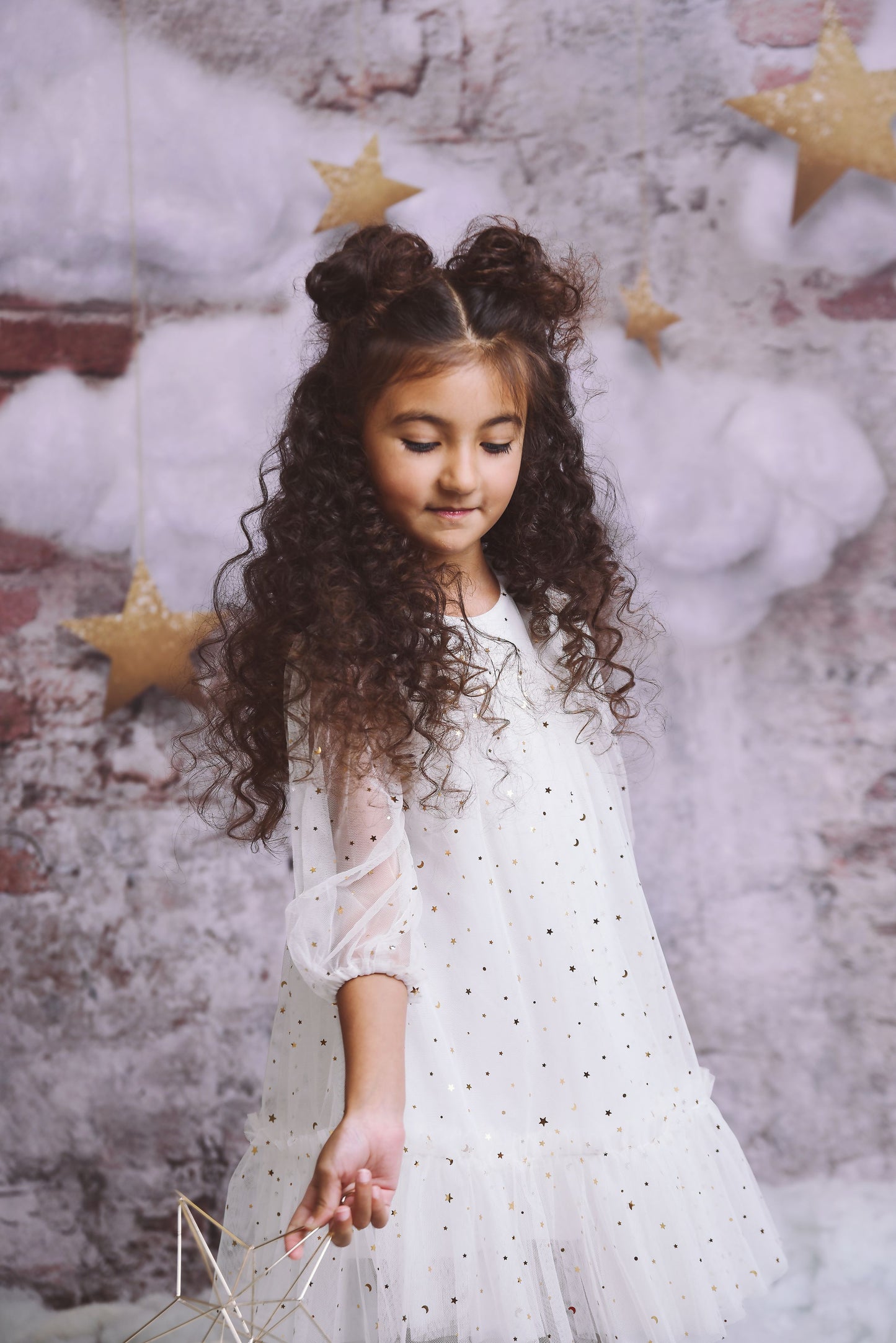 DOLLY® STARS &amp; MOON ⭐️ 🌙 VESTIDO TUL EMPRESS blanco