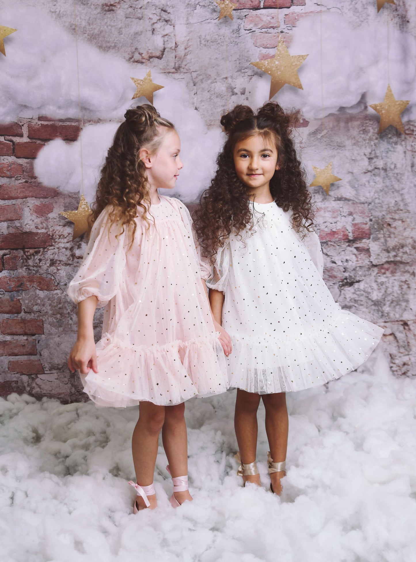 DOLLY® STARS &amp; MOON ⭐️ 🌙 VESTIDO TUL EMPRESS blanco