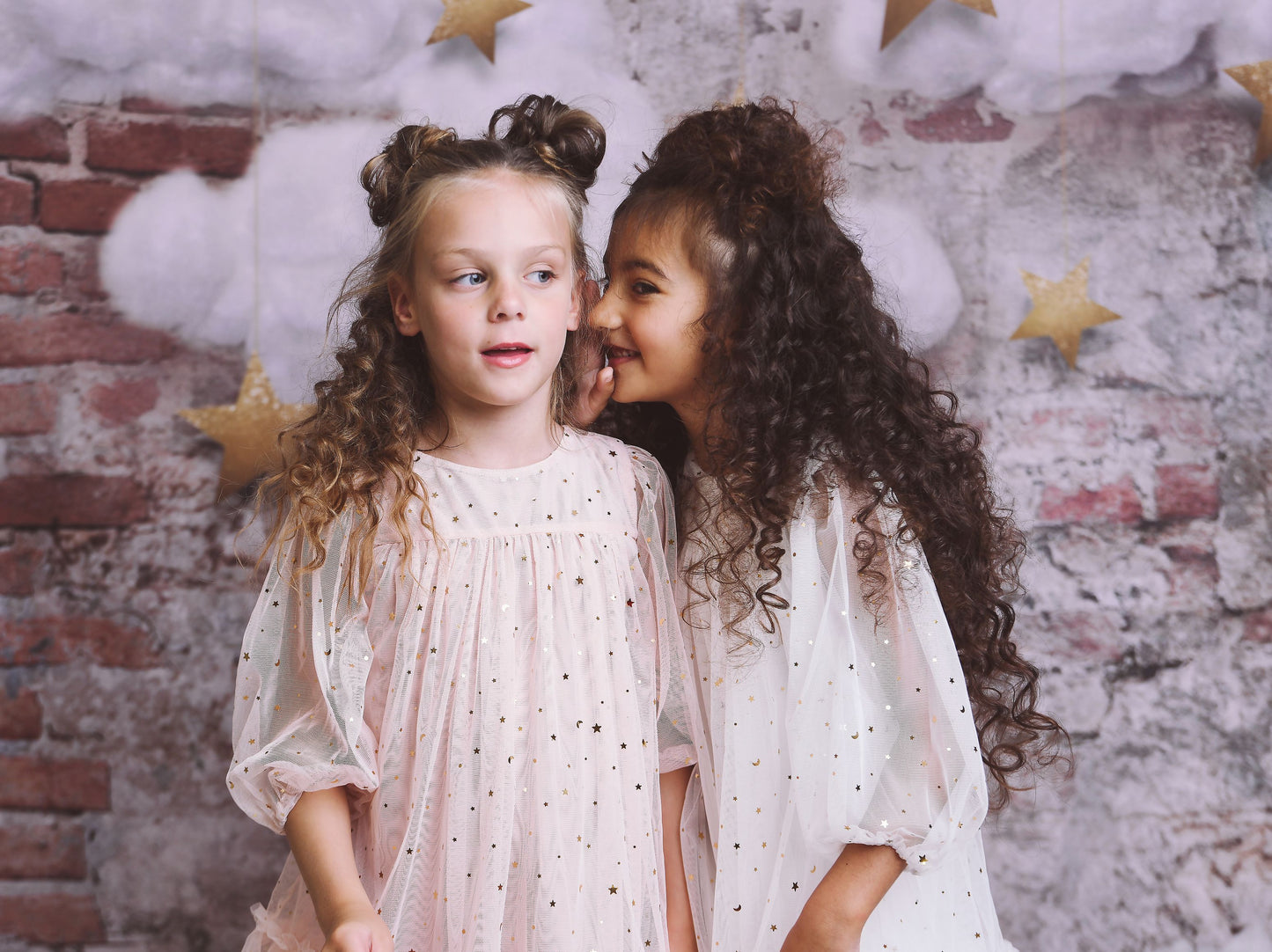 DOLLY® STARS &amp; MOON ⭐️ 🌙 VESTIDO TUL EMPRESS blanco