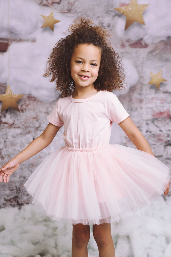 DOLLY® STARS &amp; MOON ⭐️ 🌙 VESTIDO DE HADA DE TUL rosa ballet