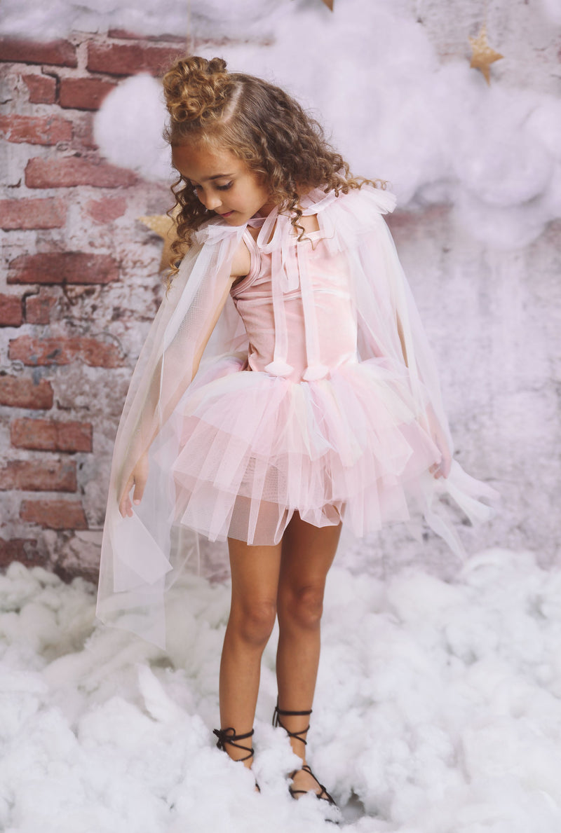 DOLLY® UNICORN RAINBOW PASTELS 🦄 🌈 TULLE CAPE rainbow