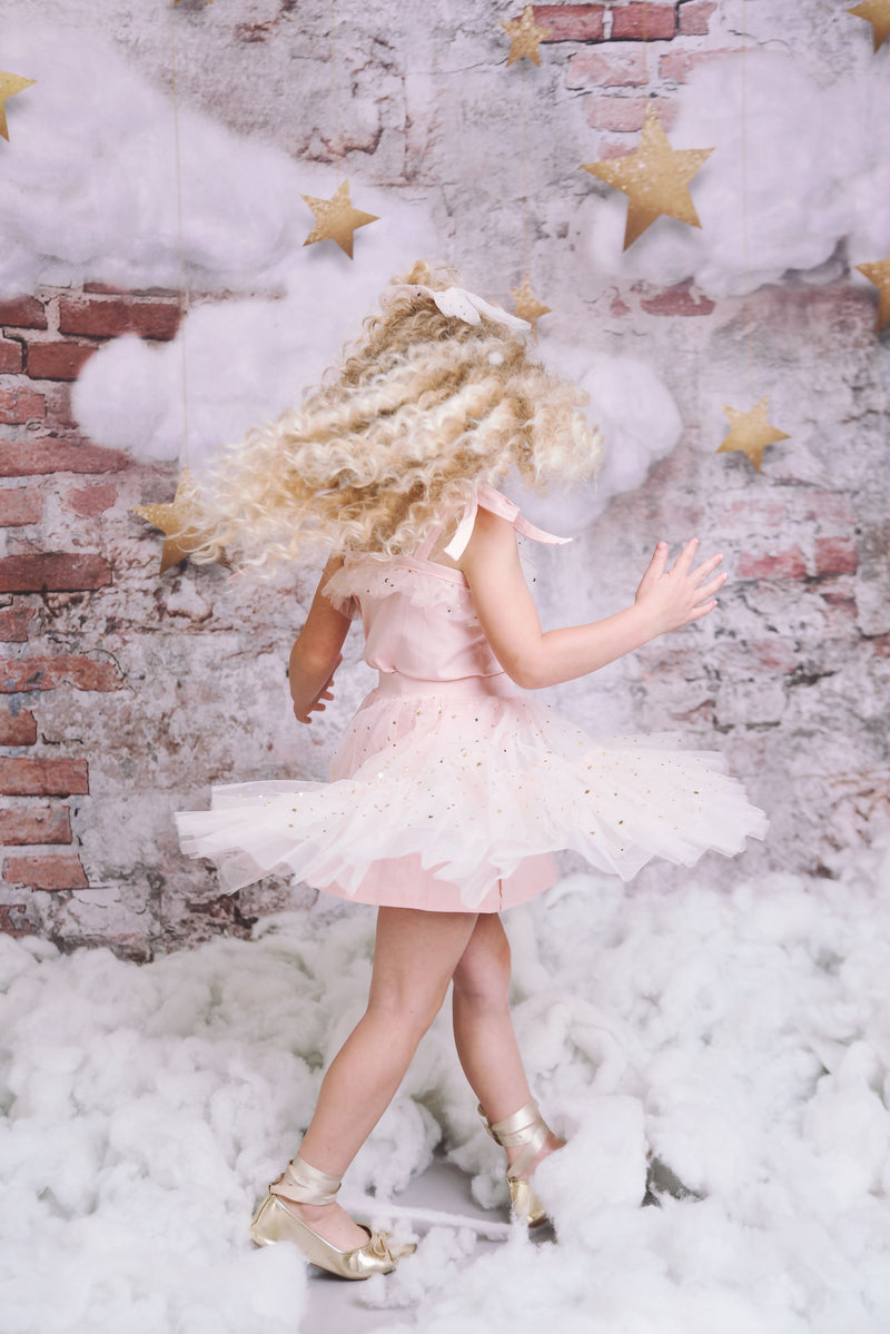 DOLLY® STARS &amp; MOON ⭐️ 🌙 TULE TUTU rosa ballet