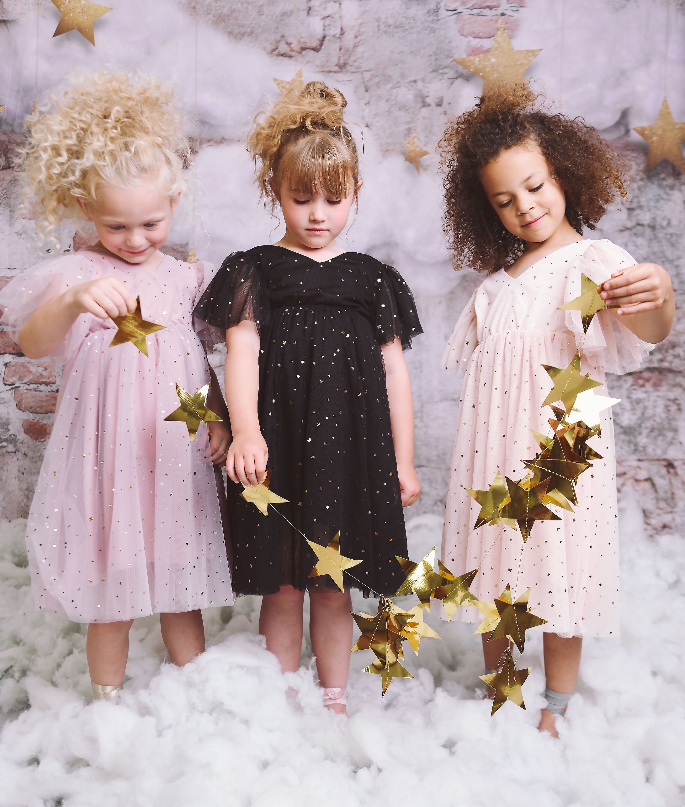 DOLLY ® STARS &amp; MOON ⭐️ 🌙 VESTIDO TUL PRINCESA negro