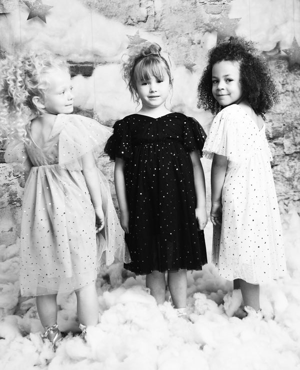 DOLLY ® STARS & MOON ⭐️ 🌙 TULLE PRINCESS DRESS white