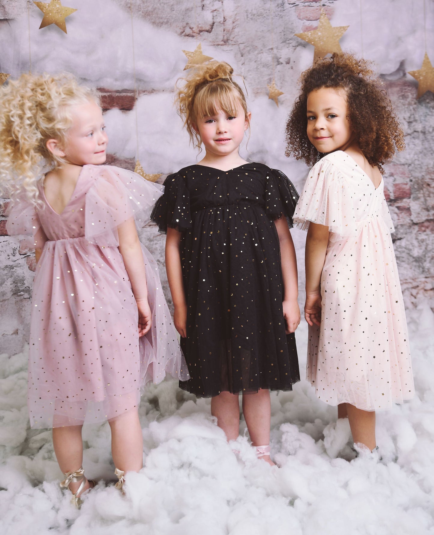 DOLLY ® STARS & MOON ⭐️ 🌙 TULLE PRINCESS DRESS black