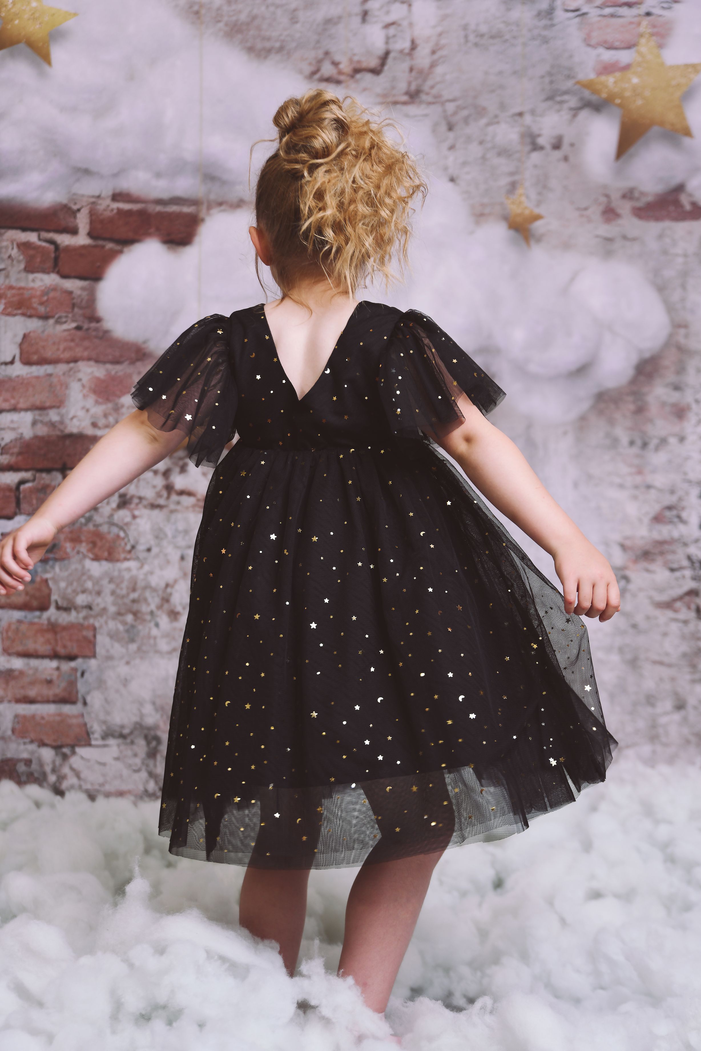 DOLLY ® STARS &amp; MOON ⭐️ 🌙 VESTIDO TUL PRINCESA negro