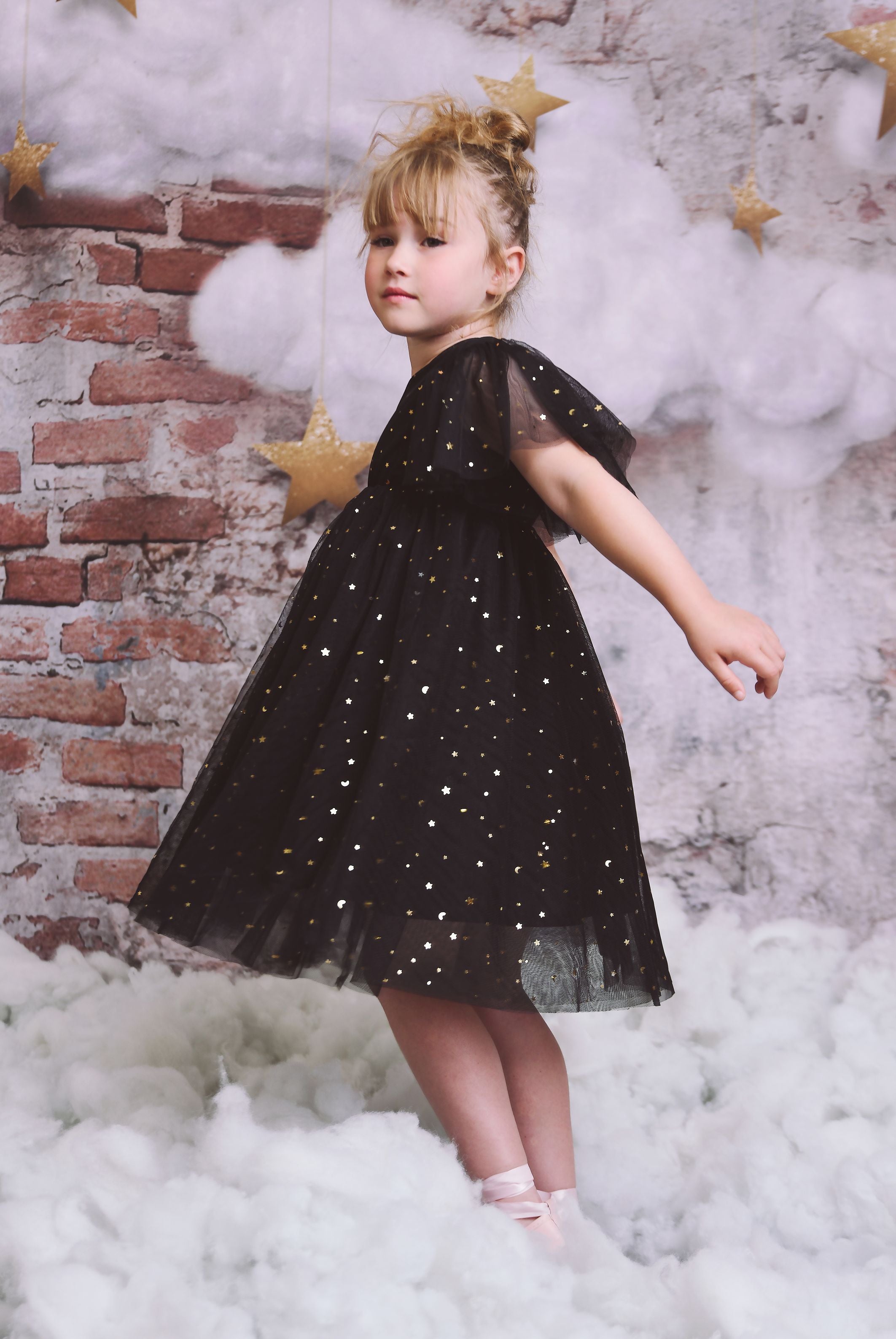 DOLLY ® STARS &amp; MOON ⭐️ 🌙 VESTIDO TUL PRINCESA negro