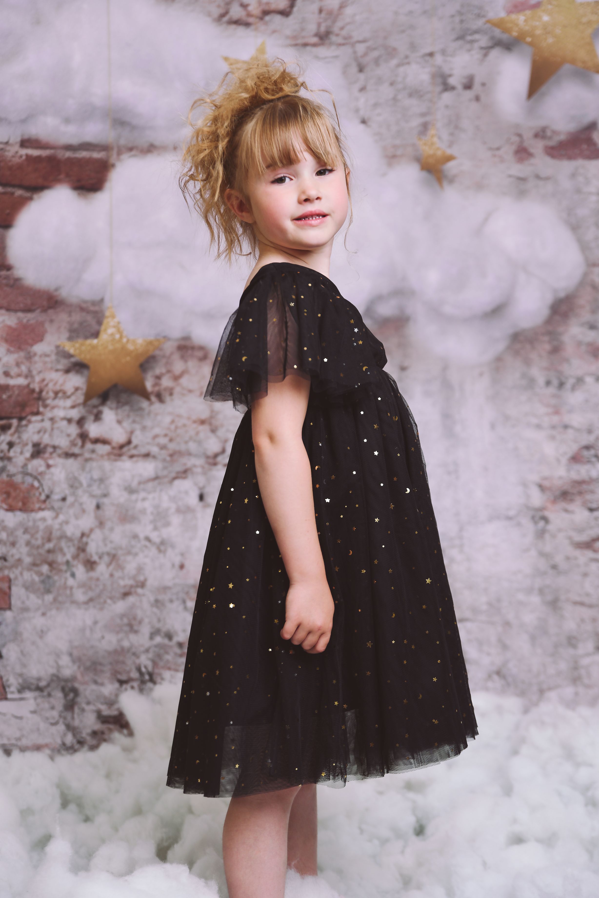 DOLLY ® STARS &amp; MOON ⭐️ 🌙 VESTIDO TUL PRINCESA negro