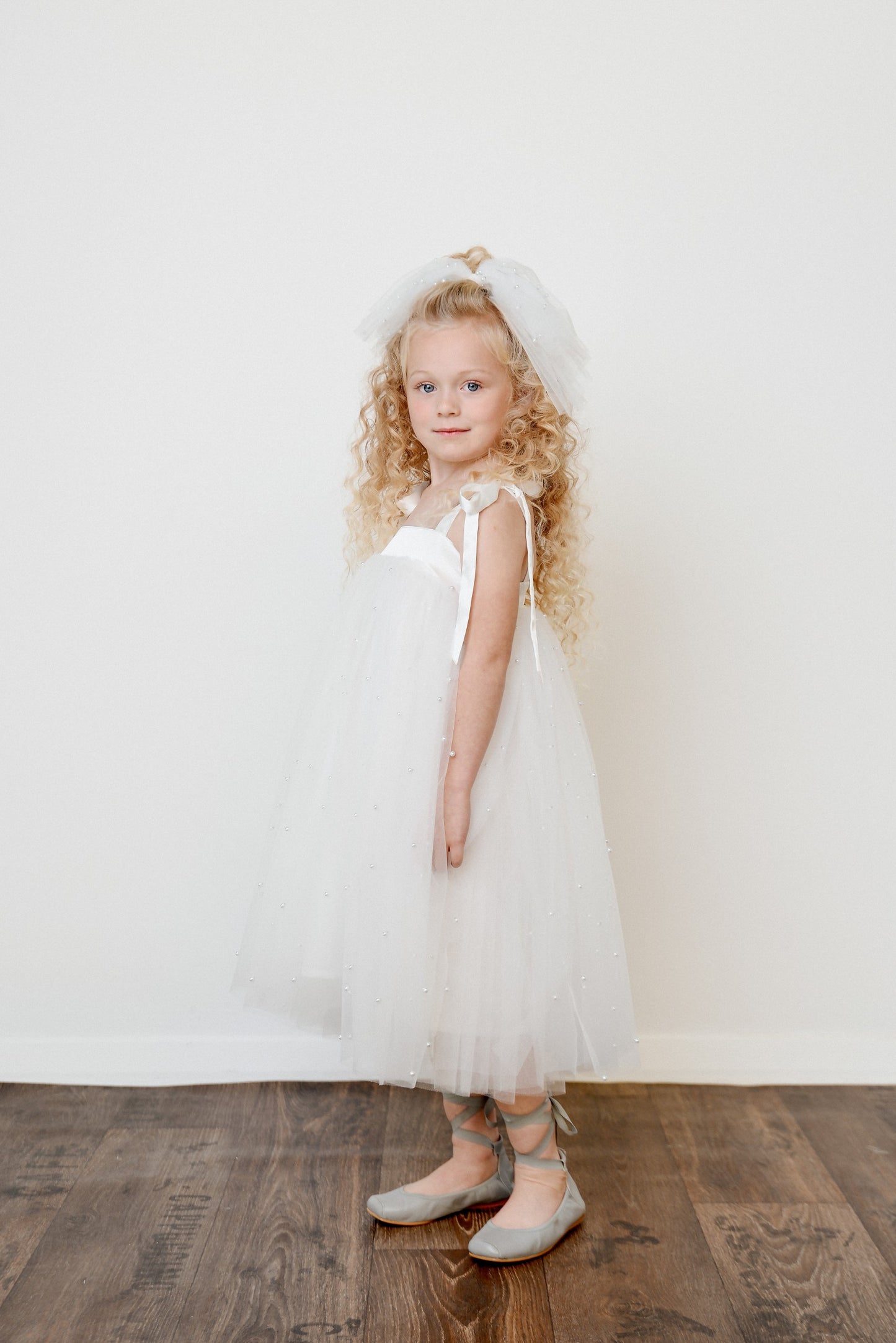 DOLLY® PEARL 2-CUTE TULLE DRESS white  ⚪