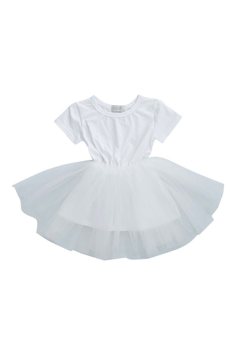DOLLY® TUTULLY T-SHIRT TUTU DRESS white