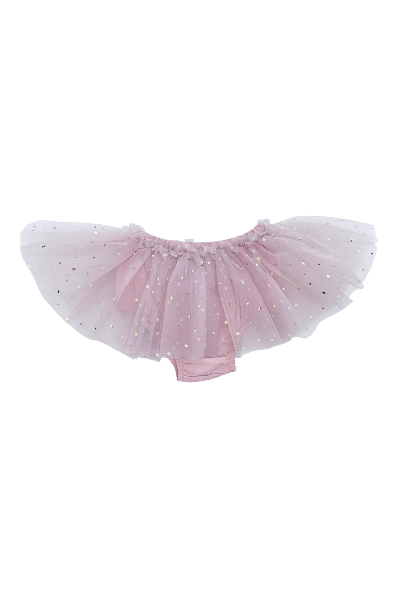 DOLLY® STARS &amp; MOON ⭐️ 🌙 BLOOMER TUL TUTU violeta empolvado