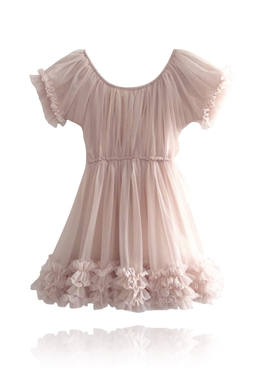 DOLLY by Le Petit Tom ® FRILLY DRESS ballet pink - DOLLY by Le Petit Tom ®