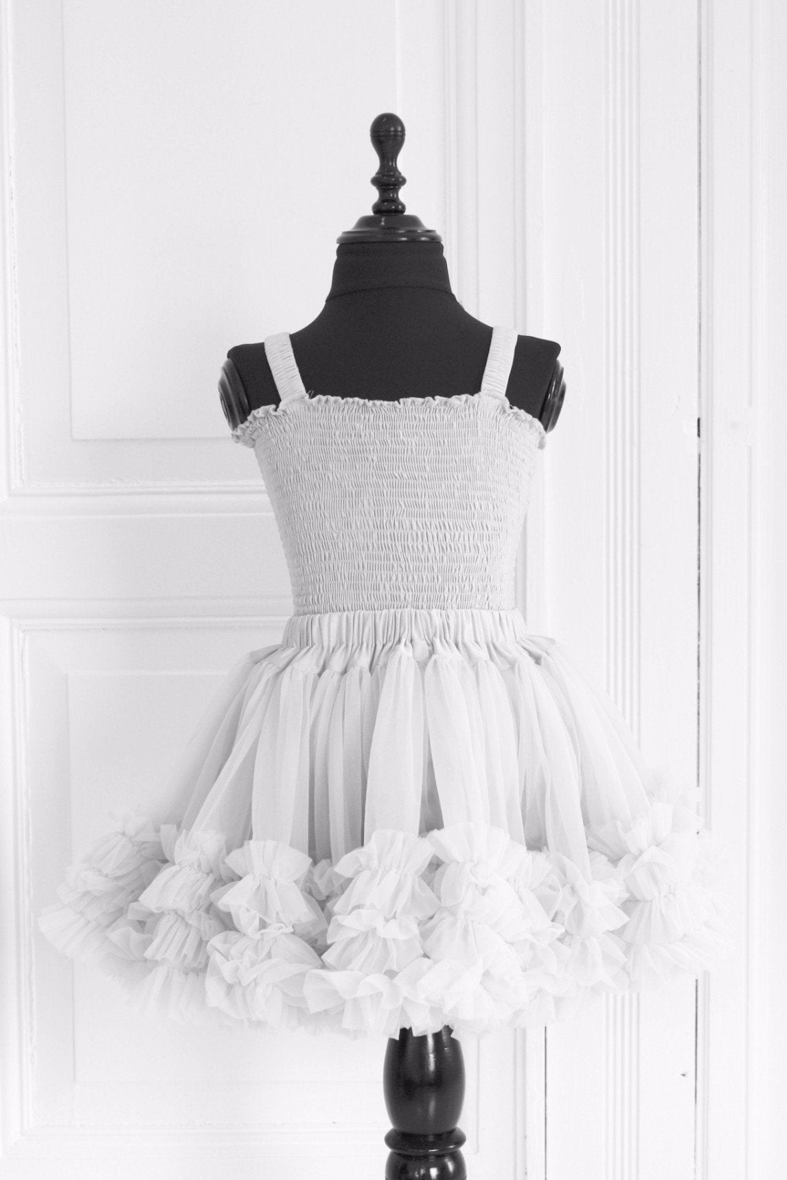 DOLLY by Le Petit Tom ® FRILLY TOP off-white - DOLLY by Le Petit Tom ®