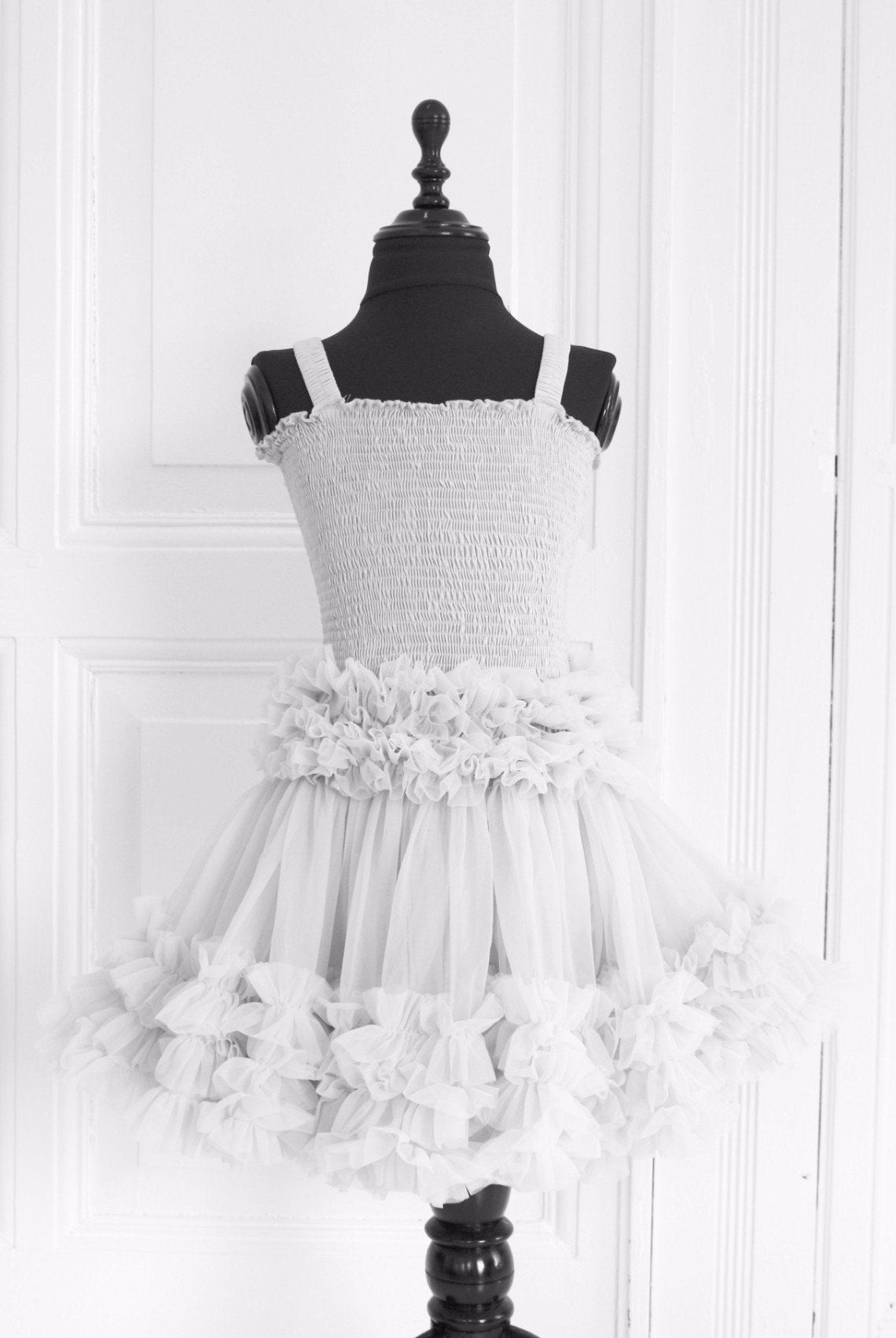 DOLLY by Le Petit Tom ® FRILLY TOP off-white - DOLLY by Le Petit Tom ®