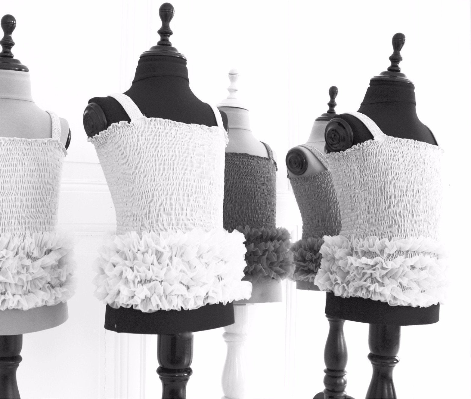 DOLLY by Le Petit Tom ® FRILLY TOP off-white - DOLLY by Le Petit Tom ®