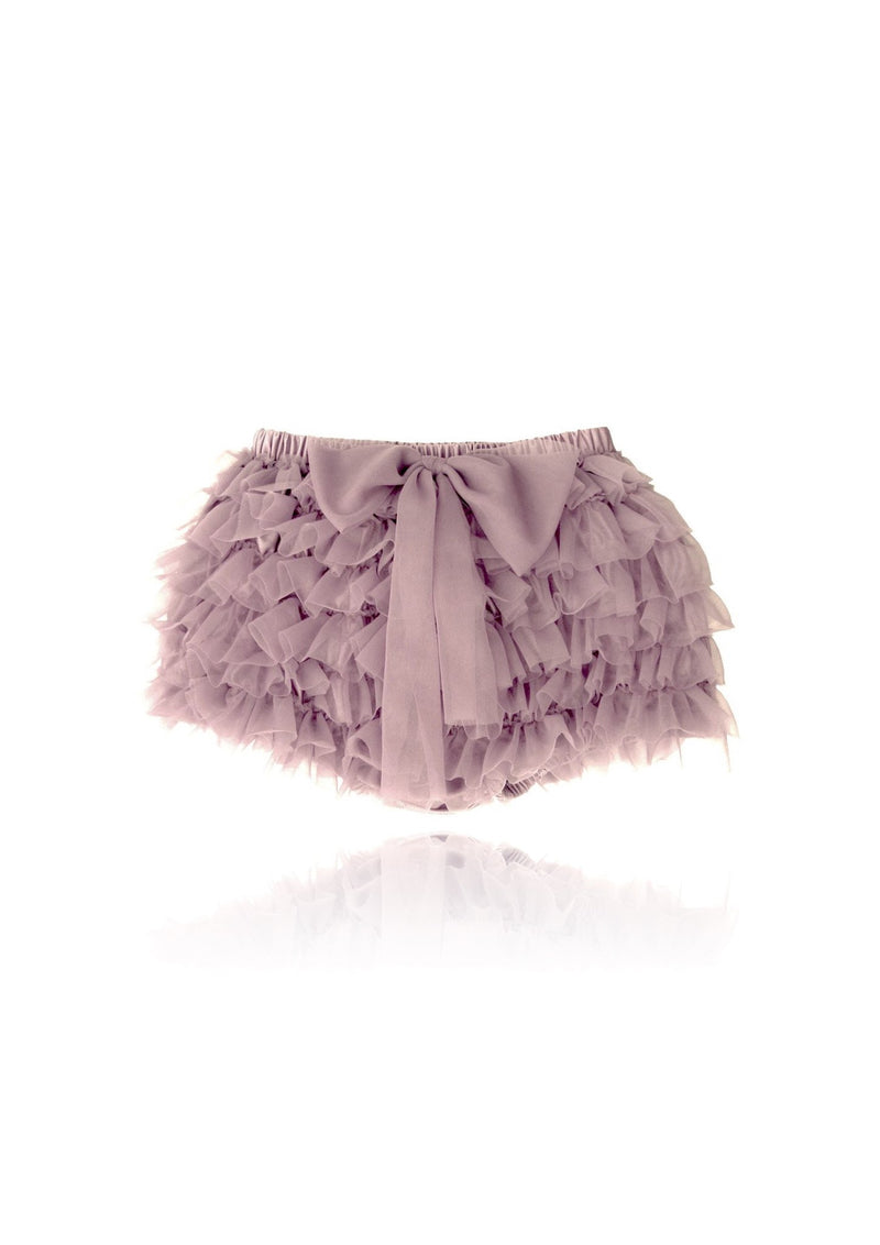 DOLLY by Le Petit Tom ® FRILLY PANTS mauve - DOLLY by Le Petit Tom ®