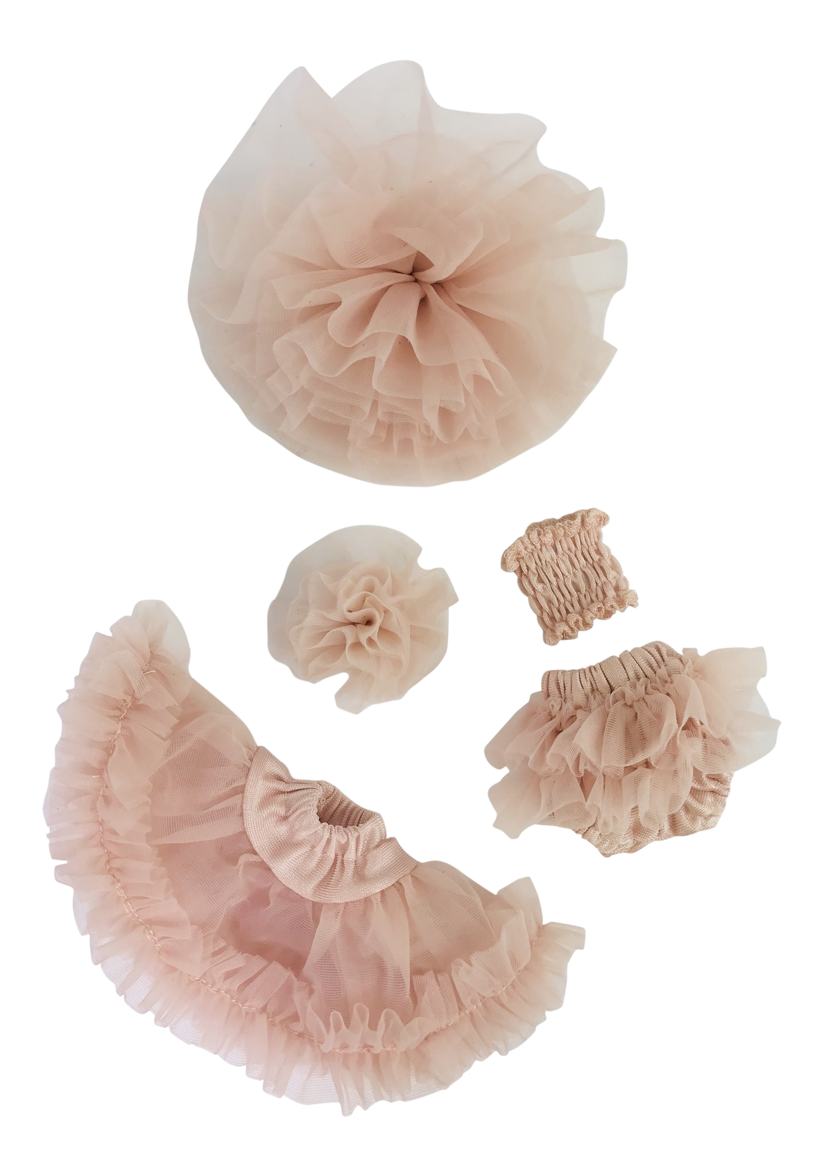 ANGELA Doll clothing DOLLY PETTISKIRT FASHION SET - many colors-dolls-DOLLY by Le Petit Tom ®