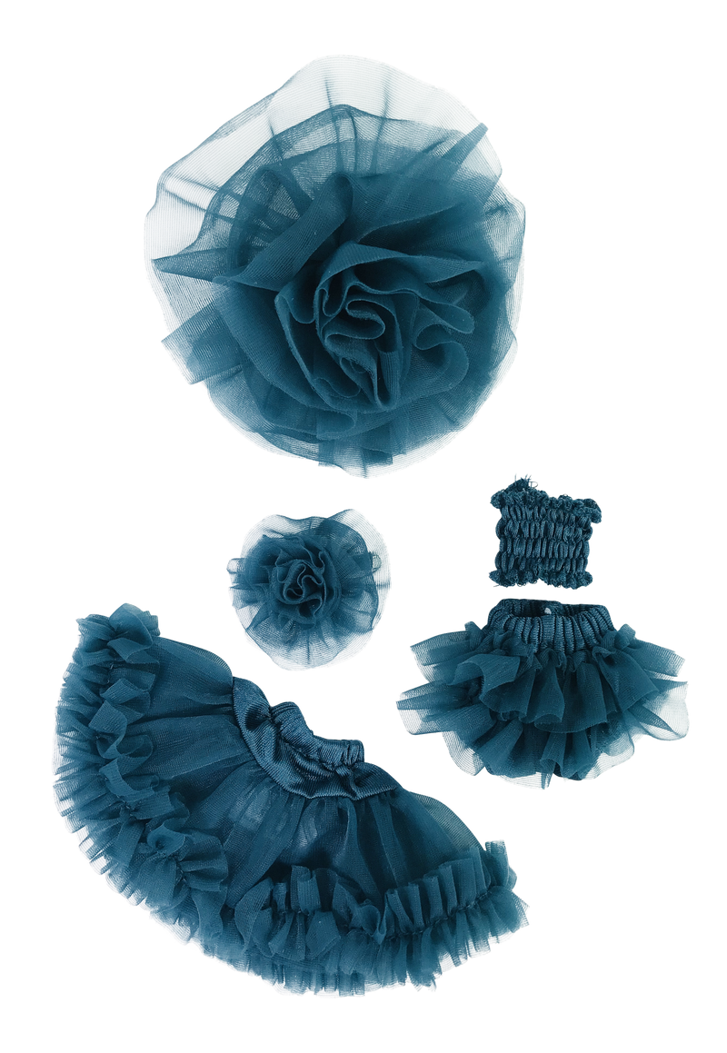 ANGELA Doll clothing DOLLY PETTISKIRT FASHION SET - many colors-dolls-DOLLY by Le Petit Tom ®