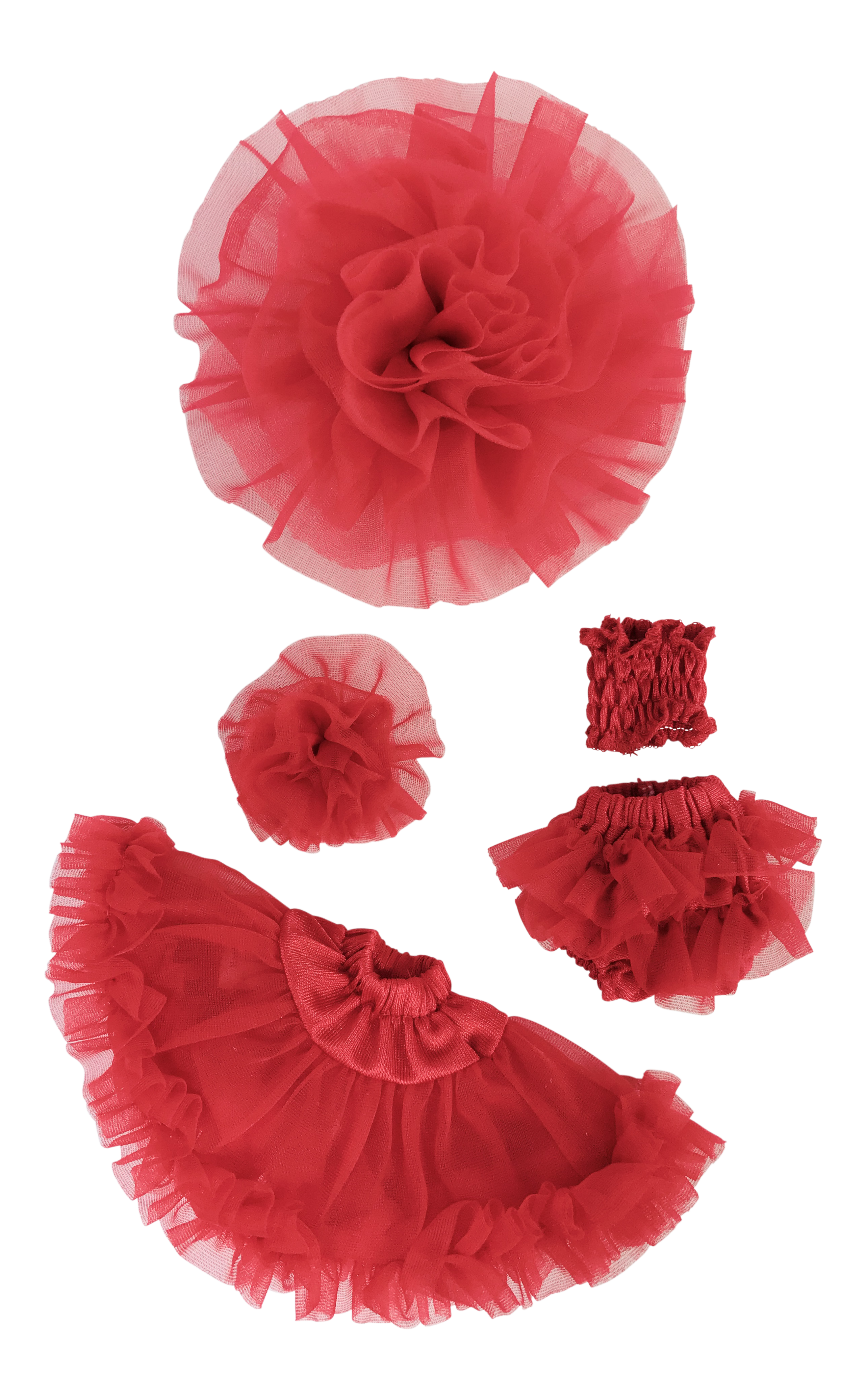 ANGELA Doll clothing DOLLY PETTISKIRT FASHION SET - many colors-dolls-DOLLY by Le Petit Tom ®