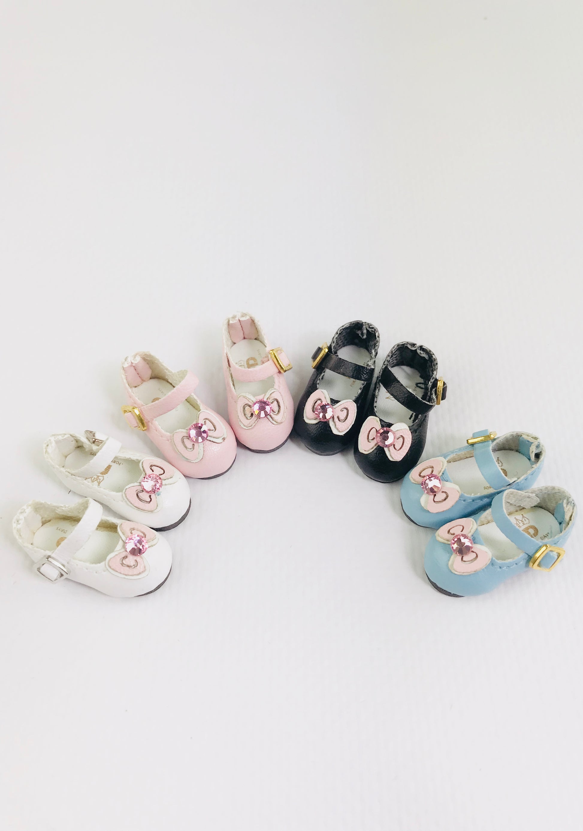 ANGELA Doll BOW TIE MARY JANES SHOES more colors-dolls-DOLLY by Le Petit Tom ®