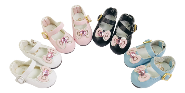 ANGELA Doll BOW TIE MARY JANES SHOES more colors-dolls-DOLLY by Le Petit Tom ®