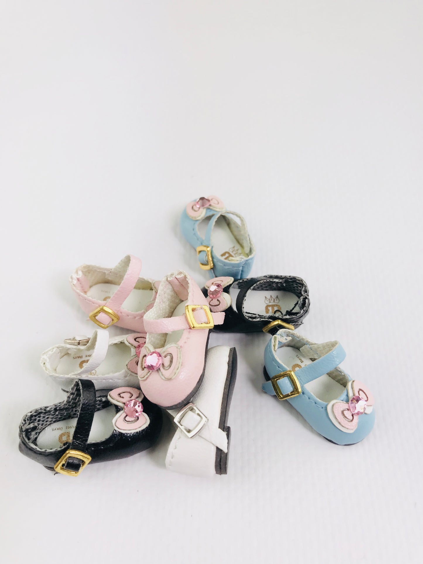 ANGELA Doll BOW TIE MARY JANES SHOES more colors-dolls-DOLLY by Le Petit Tom ®