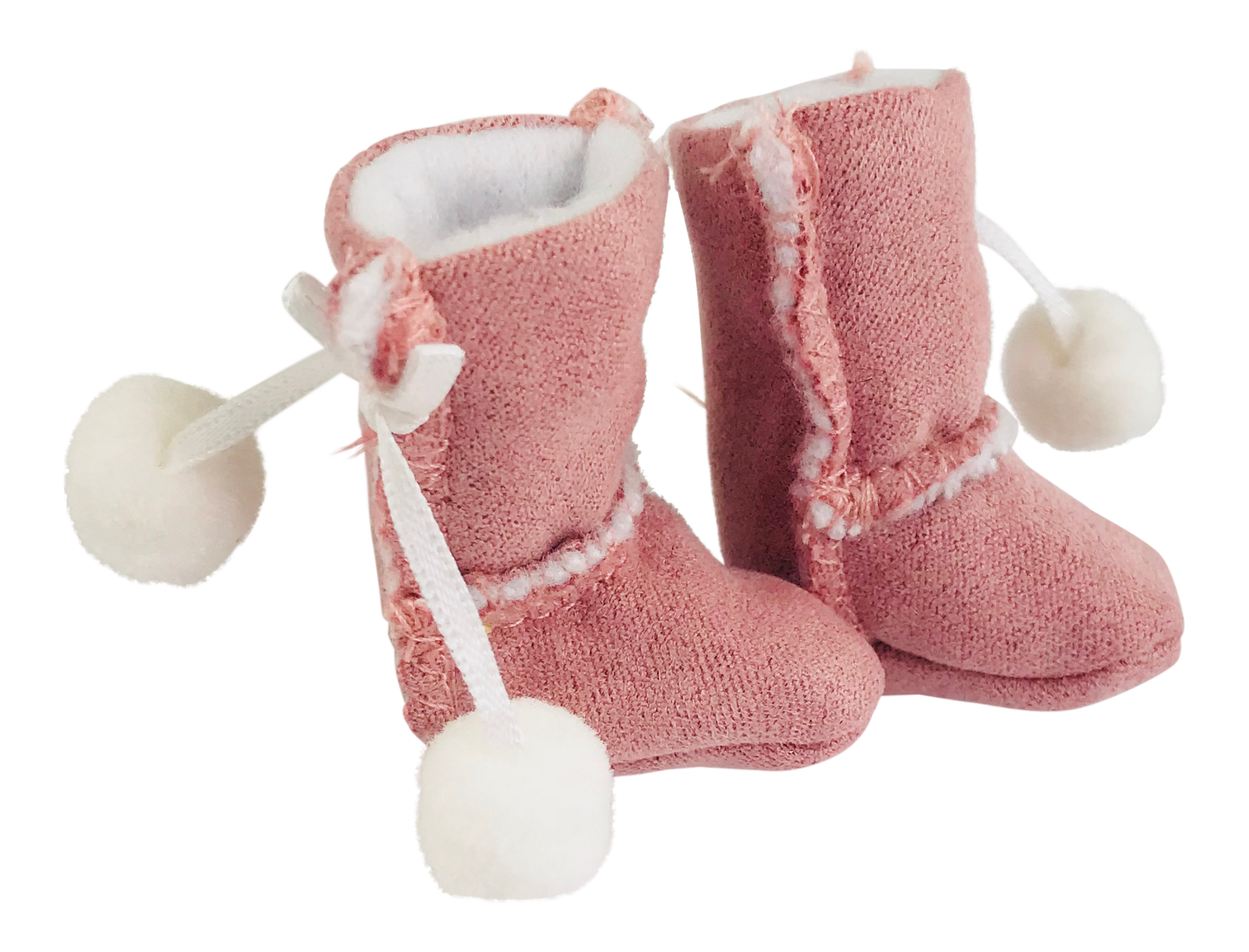 Pink ugg boots with best sale pom poms
