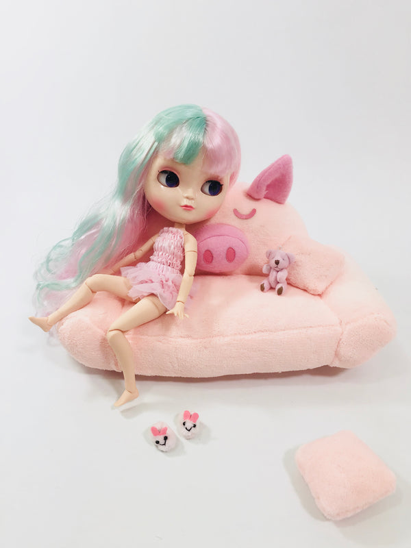 ANGELA Doll MINI JOINTED TEDDY BEAR pink