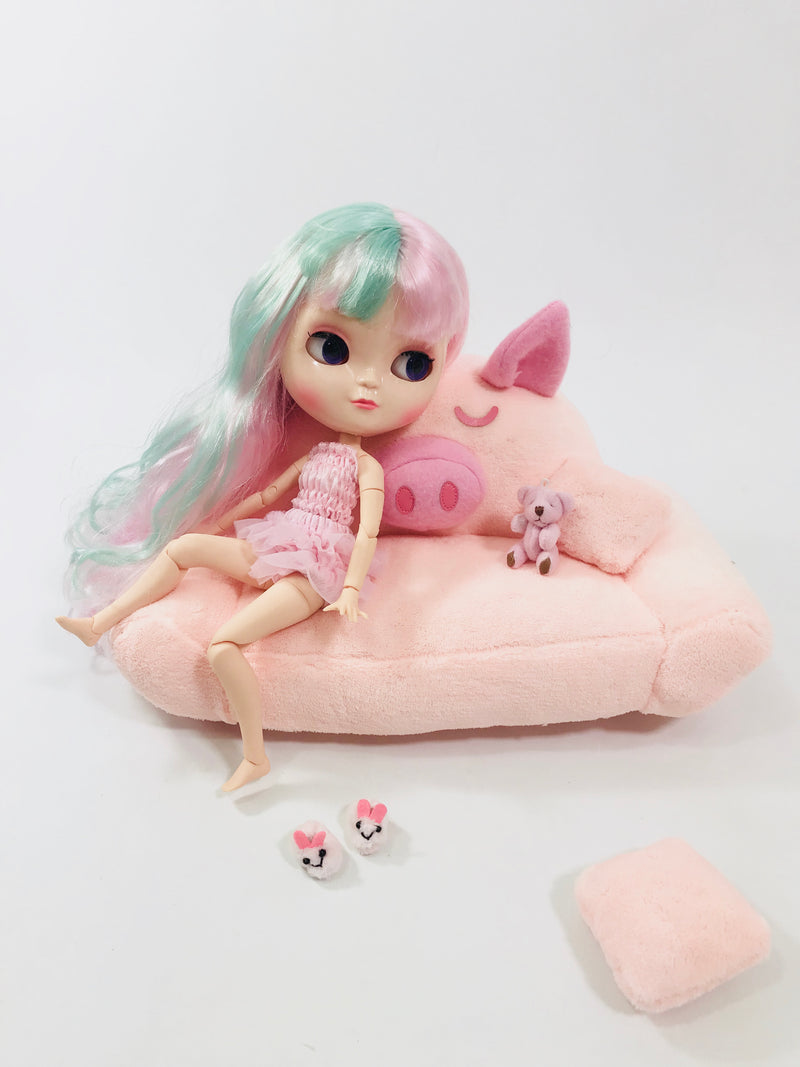 Muñeca ANGELA MINI PELUCHE ARTICULADO rosa