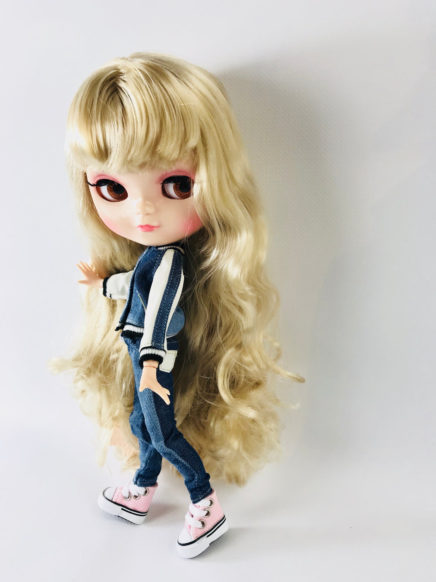 CONJUNTO DE TRAJE DE CHAQUETA DE BÉISBOL Doll ANGELA