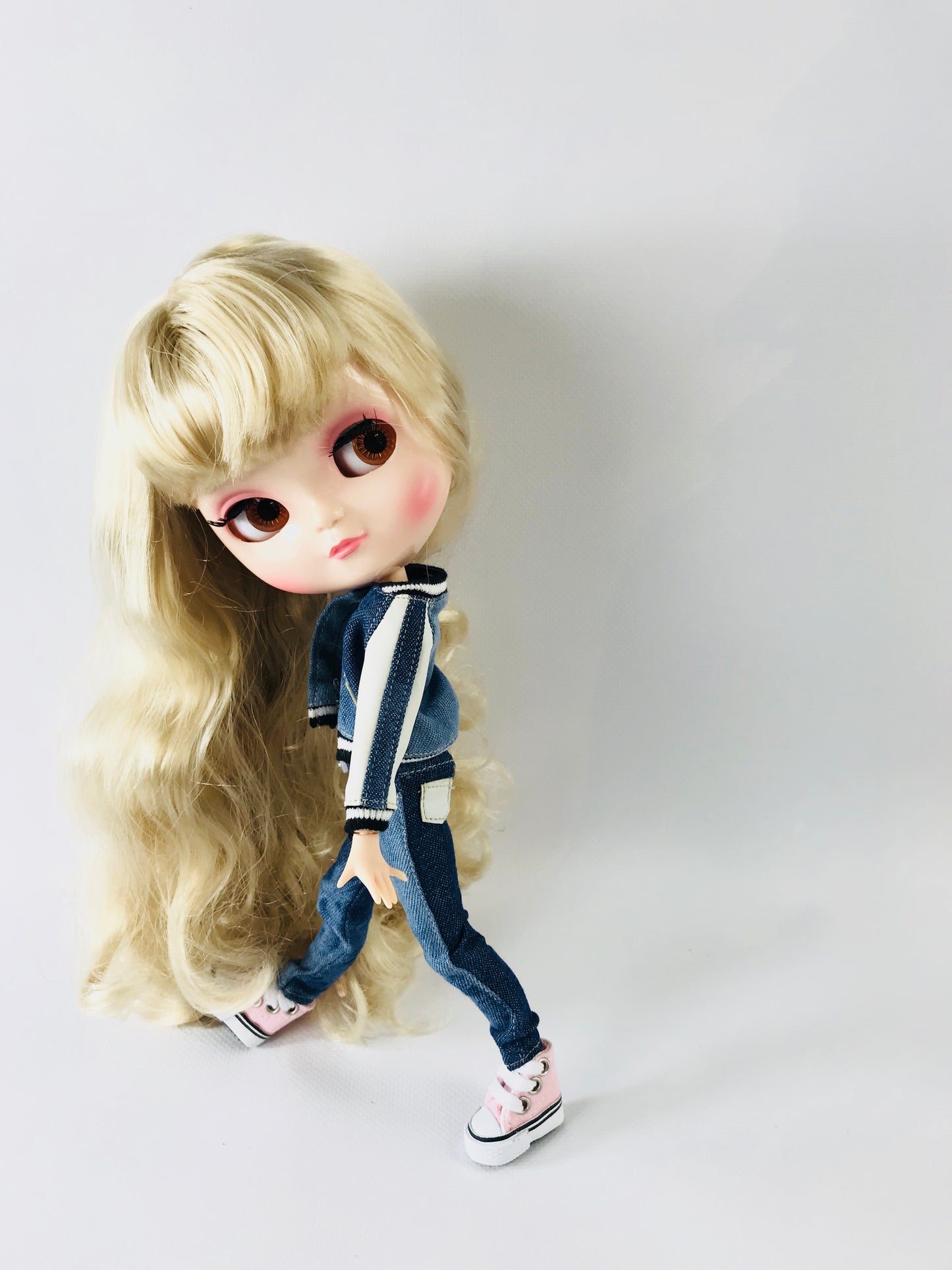CONJUNTO DE TRAJE DE CHAQUETA DE BÉISBOL Doll ANGELA