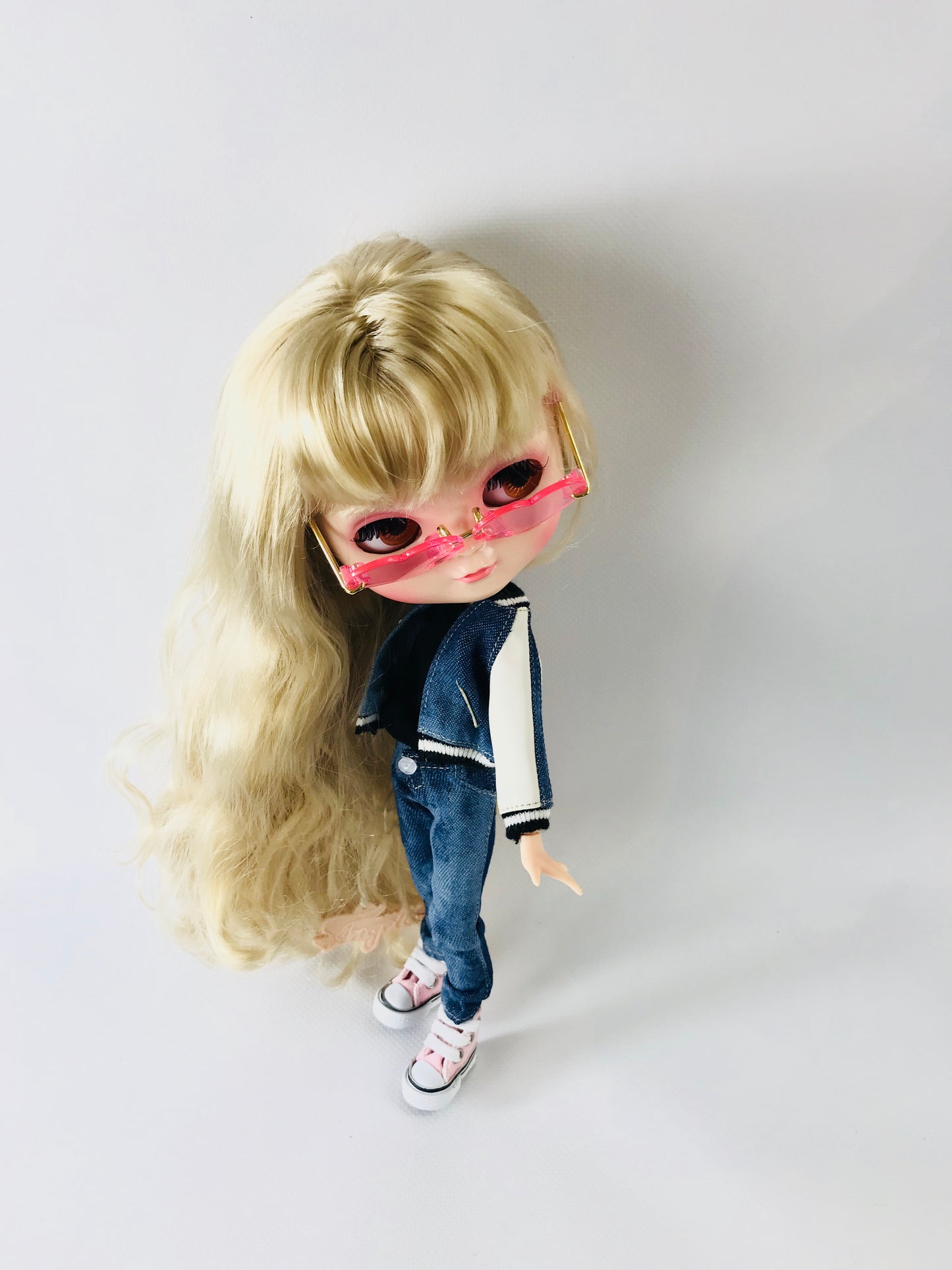 CONJUNTO DE TRAJE DE CHAQUETA DE BÉISBOL Doll ANGELA