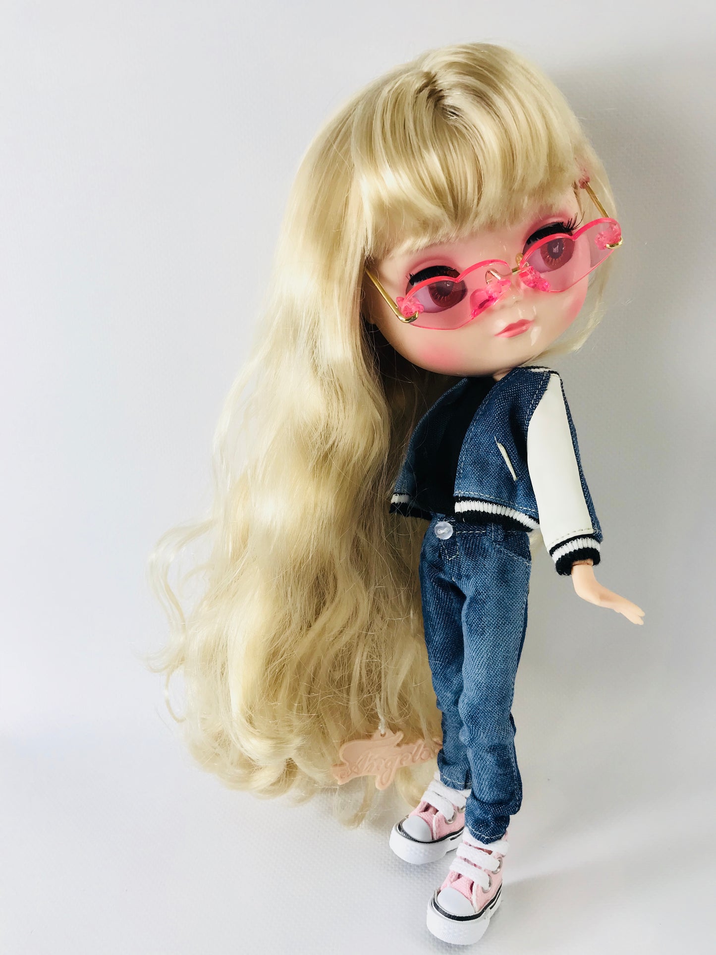 CONJUNTO DE TRAJE DE CHAQUETA DE BÉISBOL Doll ANGELA