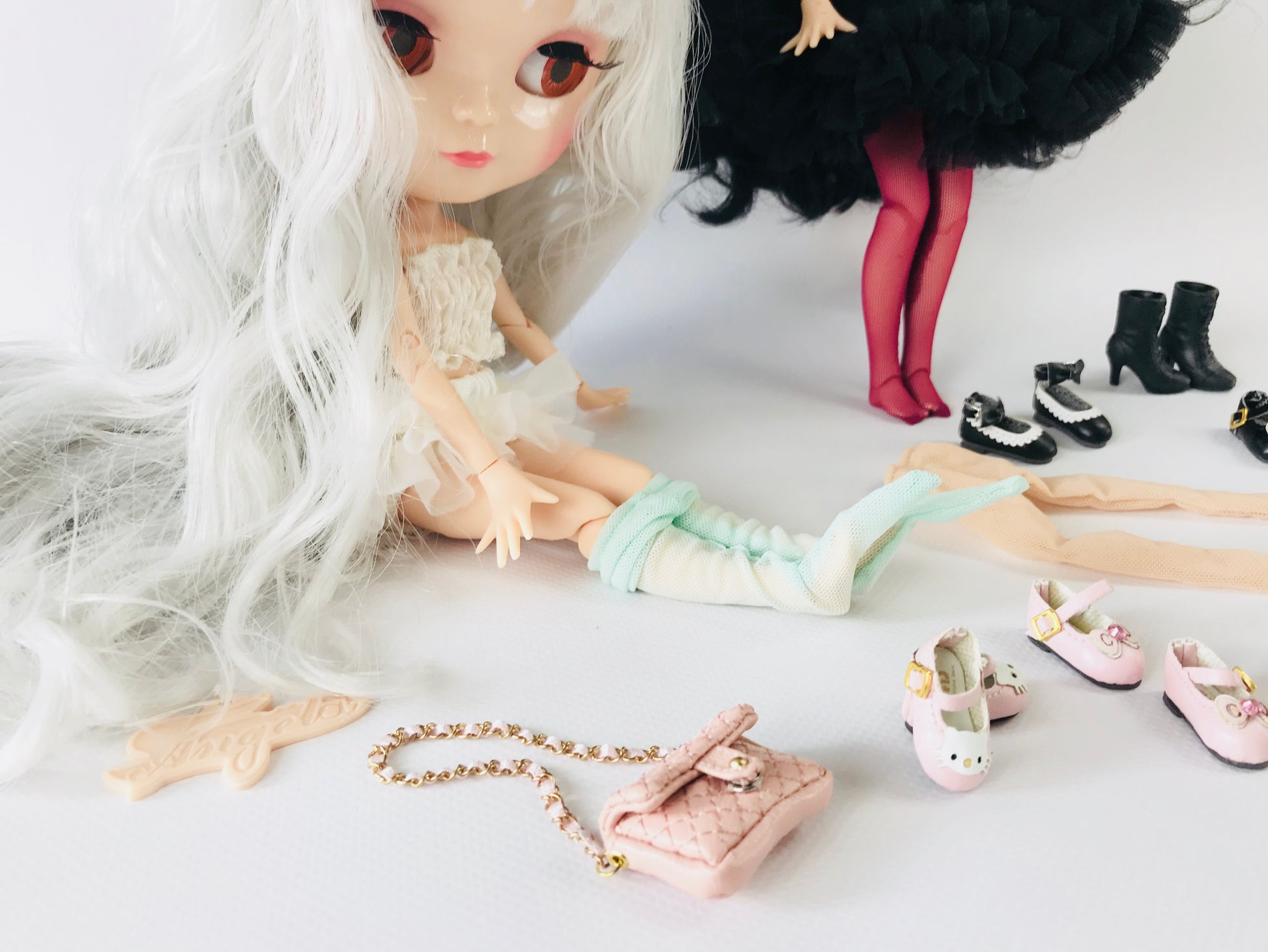 ANGELA Doll BOW TIE MARY JANES SHOES more colors-dolls-DOLLY by Le Petit Tom ®