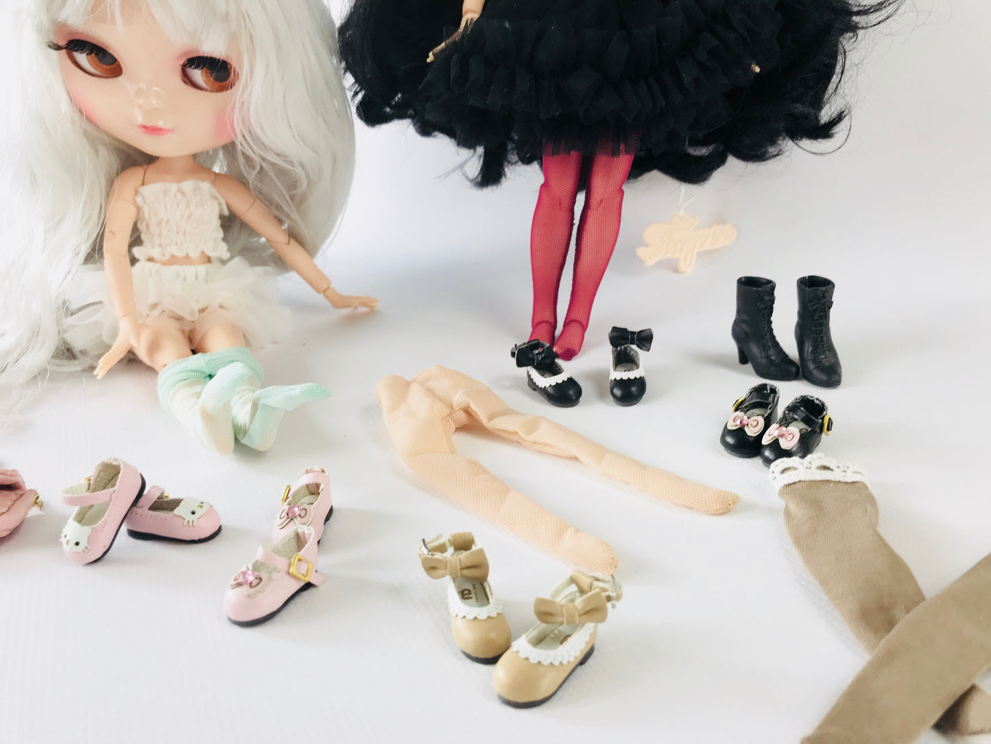 ANGELA Doll BOW TIE MARY JANES SHOES more colors-dolls-DOLLY by Le Petit Tom ®