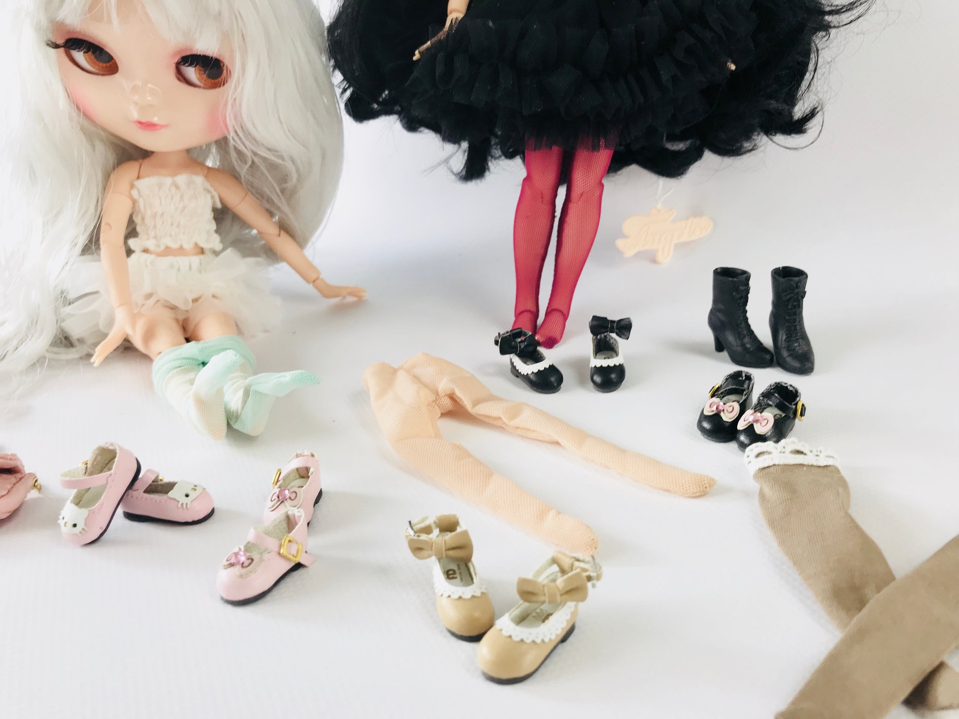 ANGELA Doll BOW TIE MARY JANES SHOES more colors-dolls-DOLLY by Le Petit Tom ®